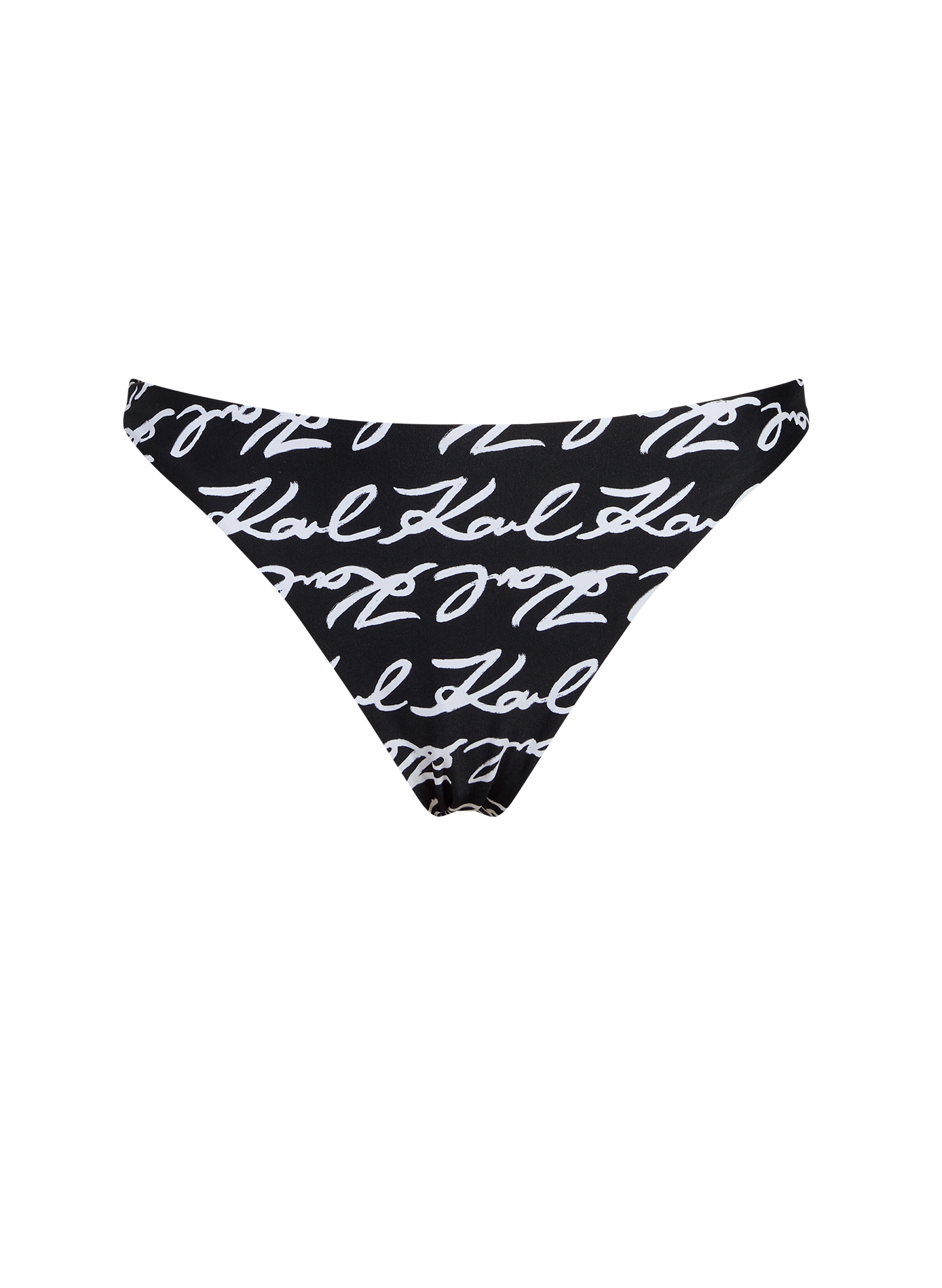 Bas de maillot de bain imprimé logo KARL LAGERFELD Noir