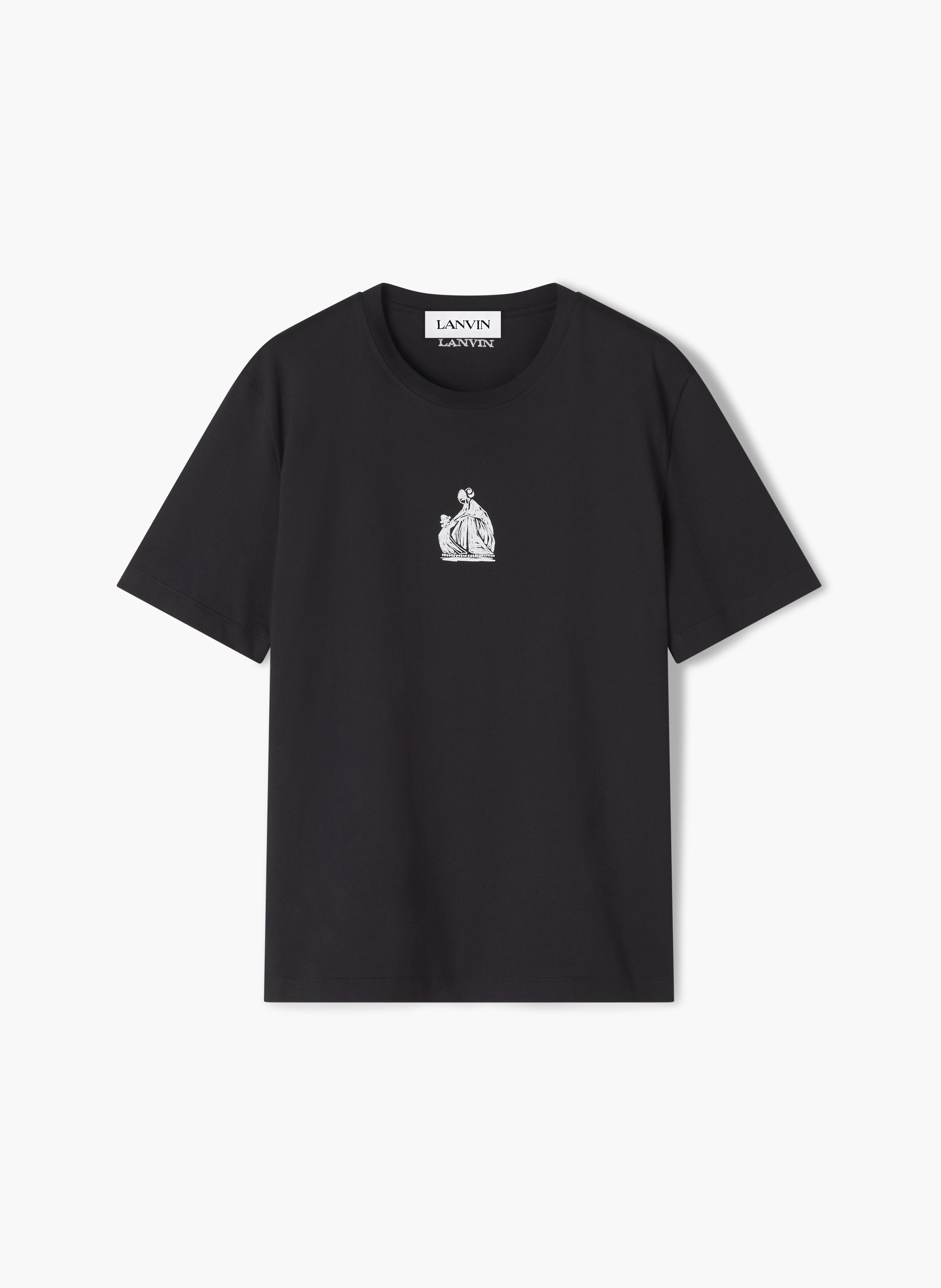 T-shirt imprimé la mère et l'enfant LANVIN Noir