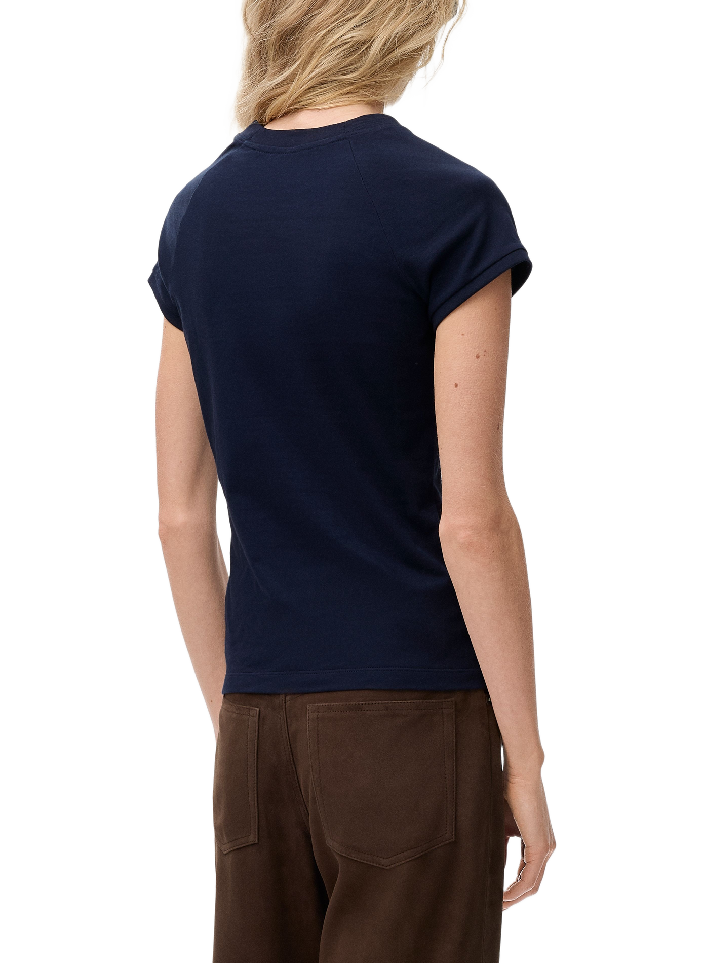 Fitted cotton T-shirt LOEWE Blue