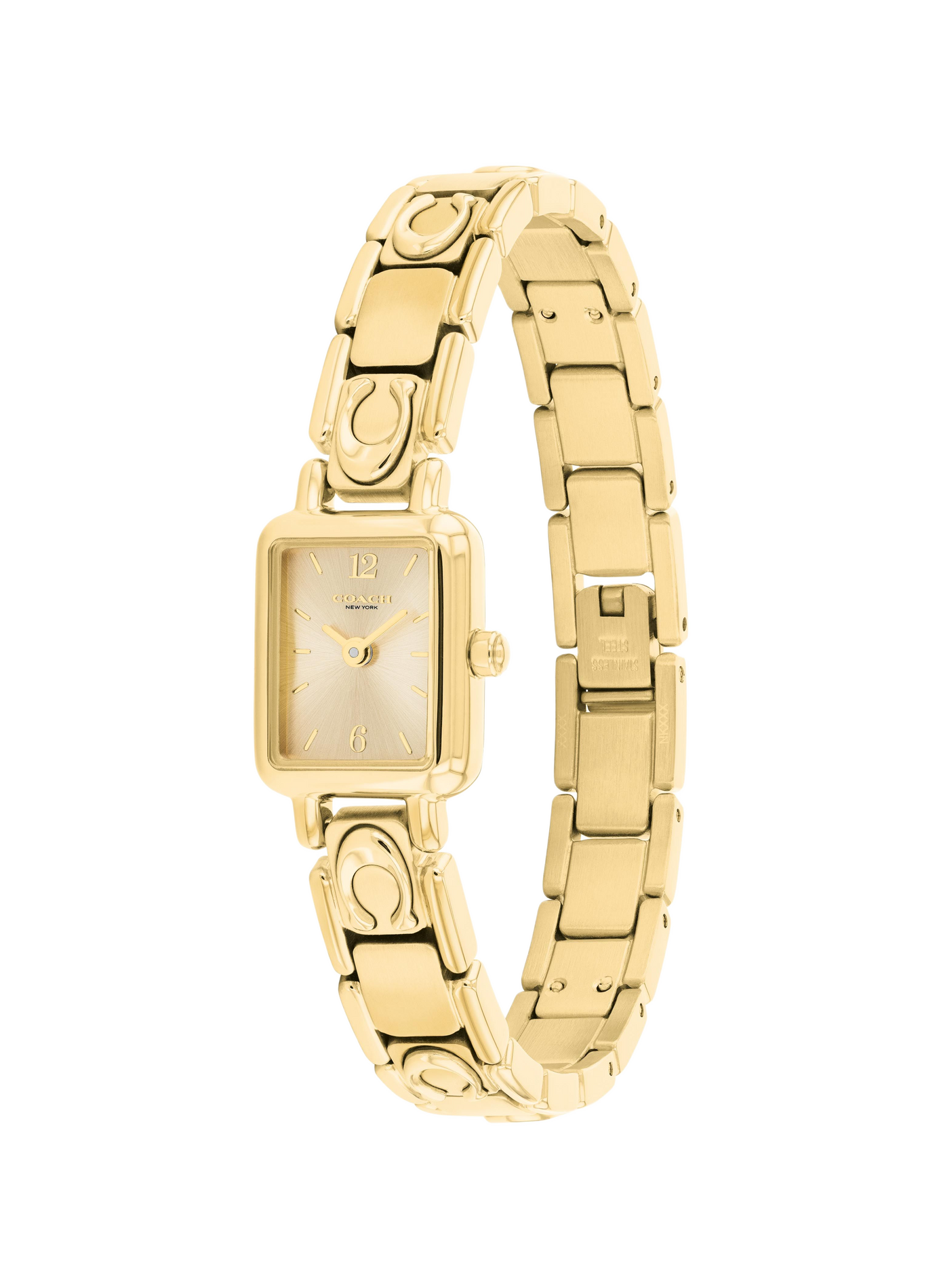 Montre quartz Mara en acier inoxydable COACH MONTRES Doré