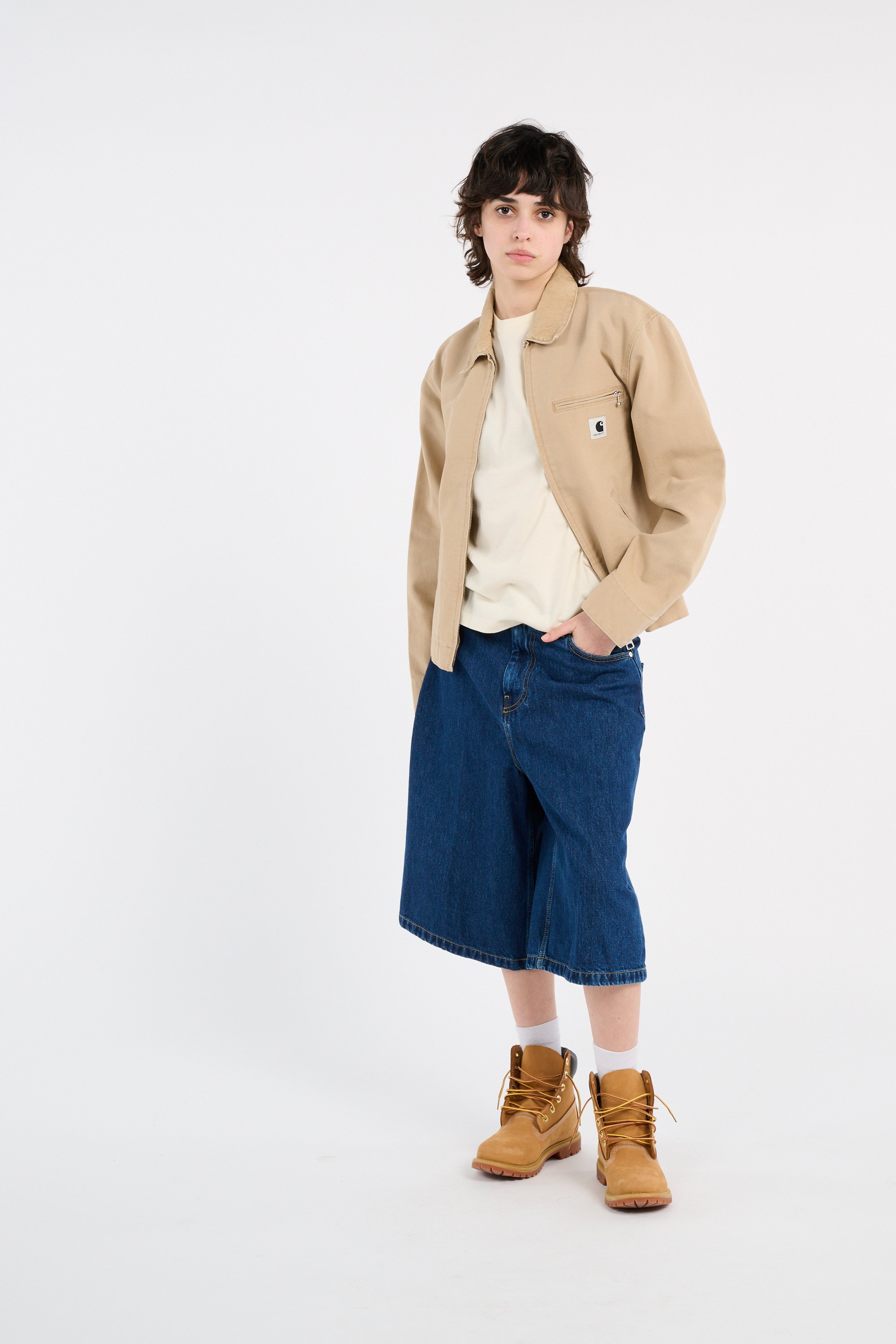 Veste w' og detroit jacket CARHARTT WIP Marron