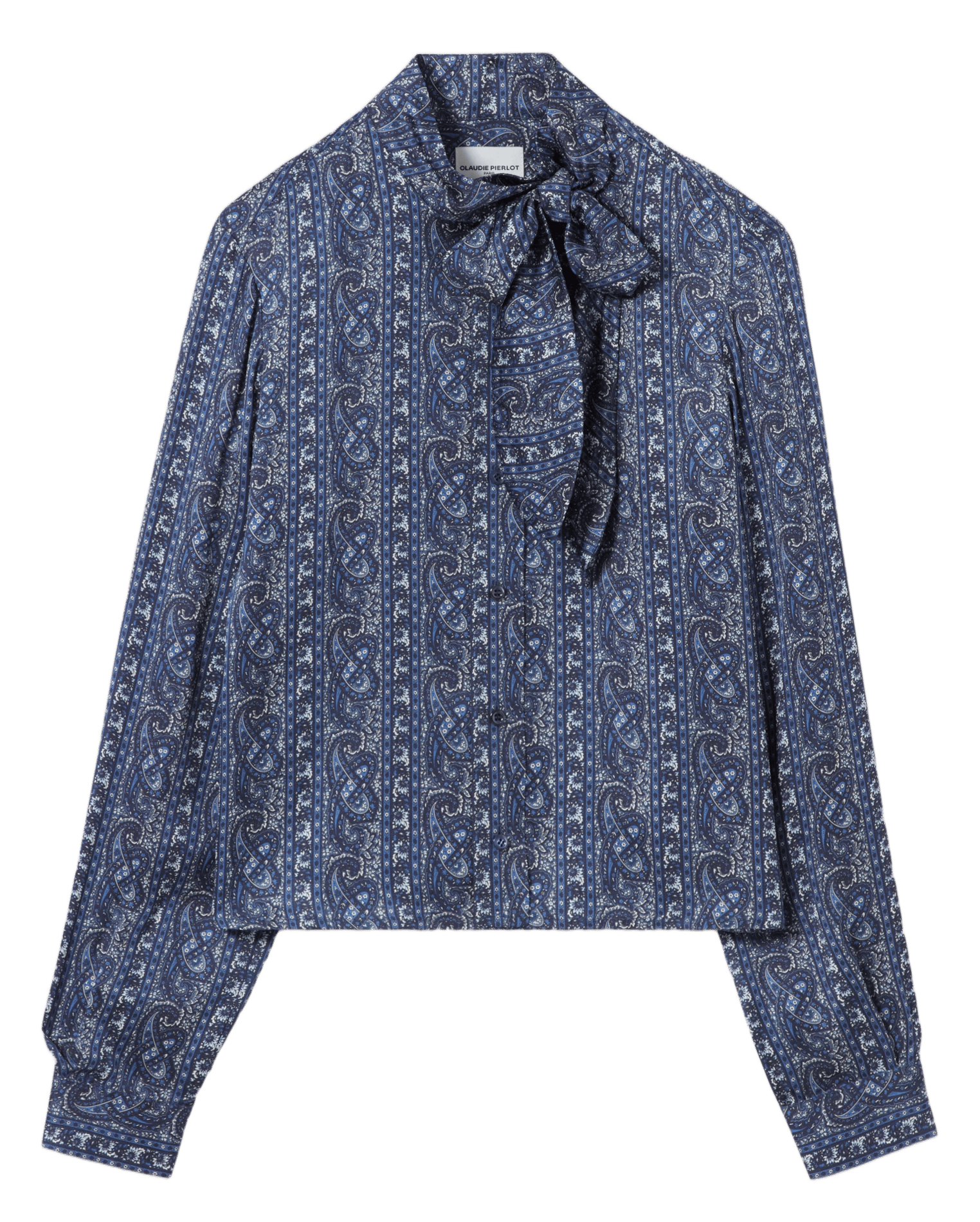 Chemise droite col lavallière CLAUDIE PIERLOT Multicolore