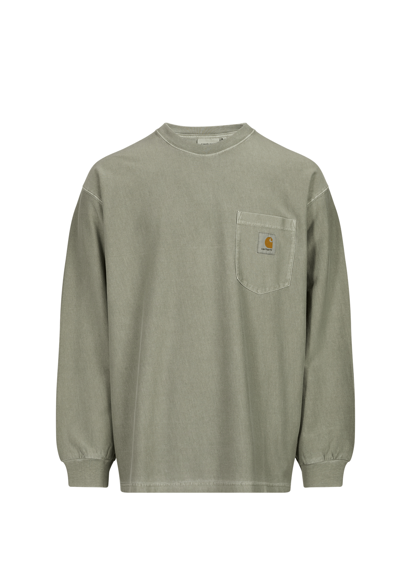 Long-sleeved cotton T-shirt CARHARTT WIP Green