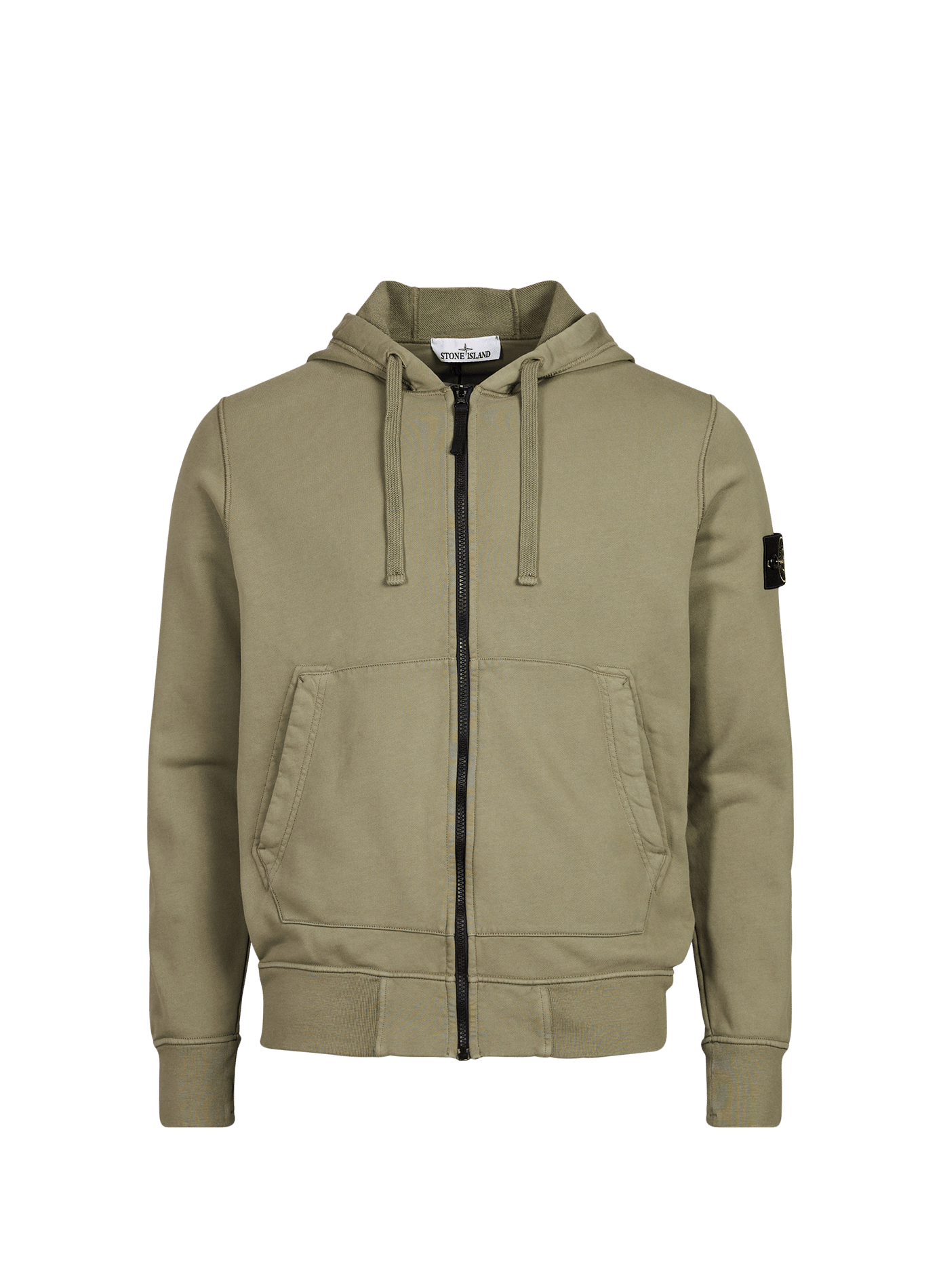 Gesweatshirt mit Reißverschluss STONE ISLAND Khaki