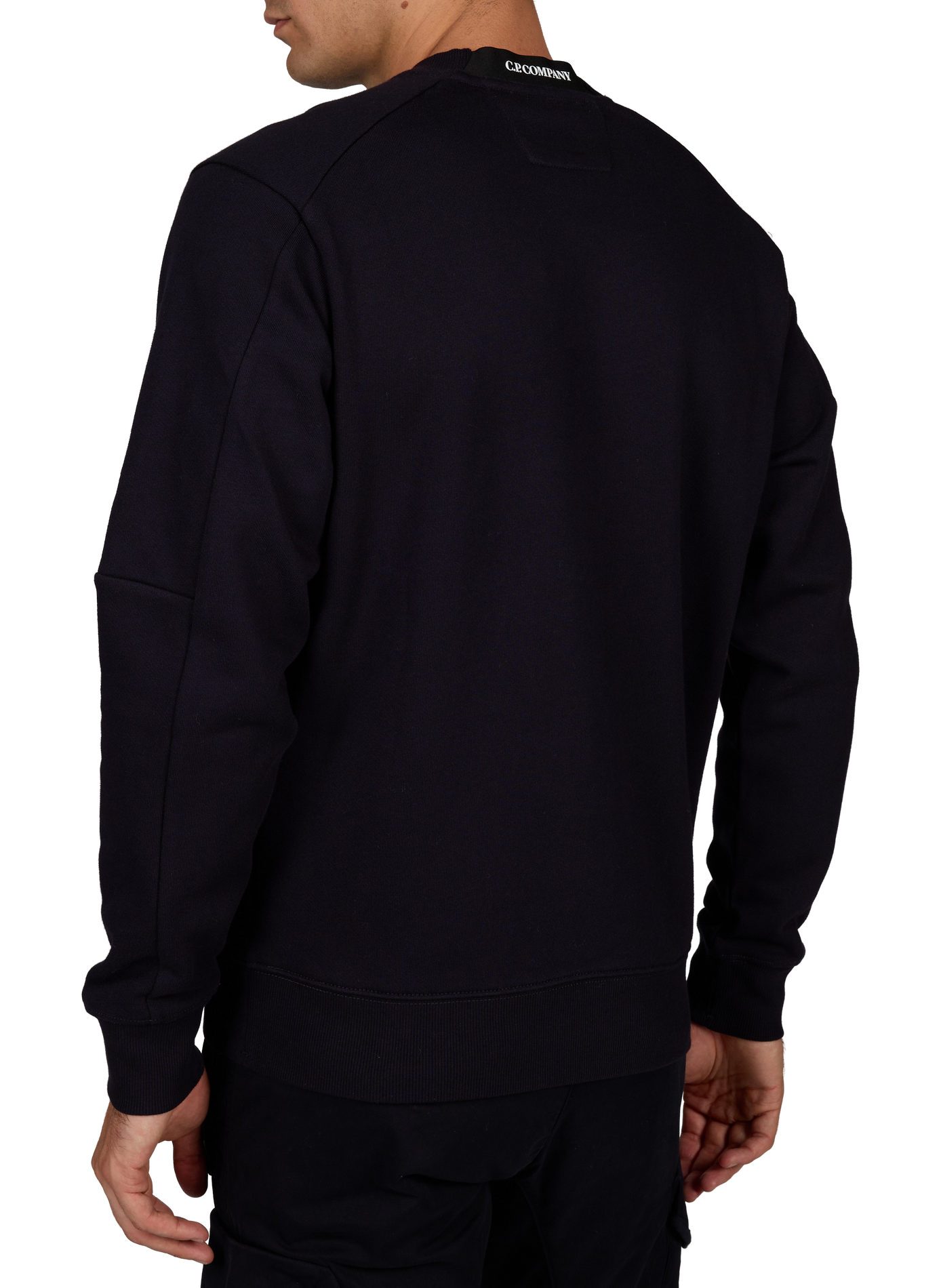 Sweat col rond en coton | Bleu CP COMPANY Homme