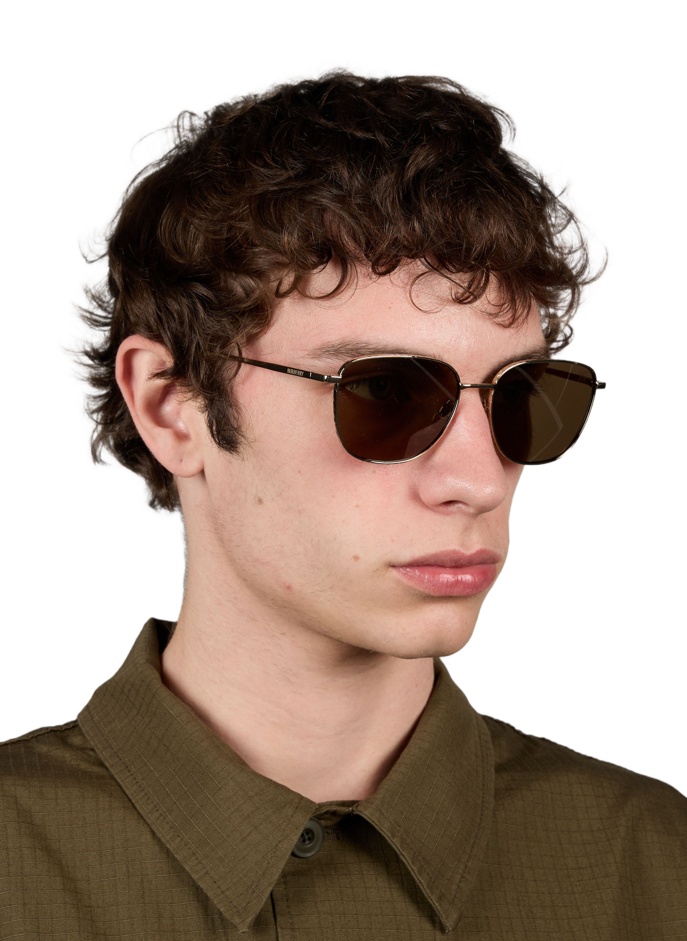 Metallic Sunglasses BURBERRY Brown