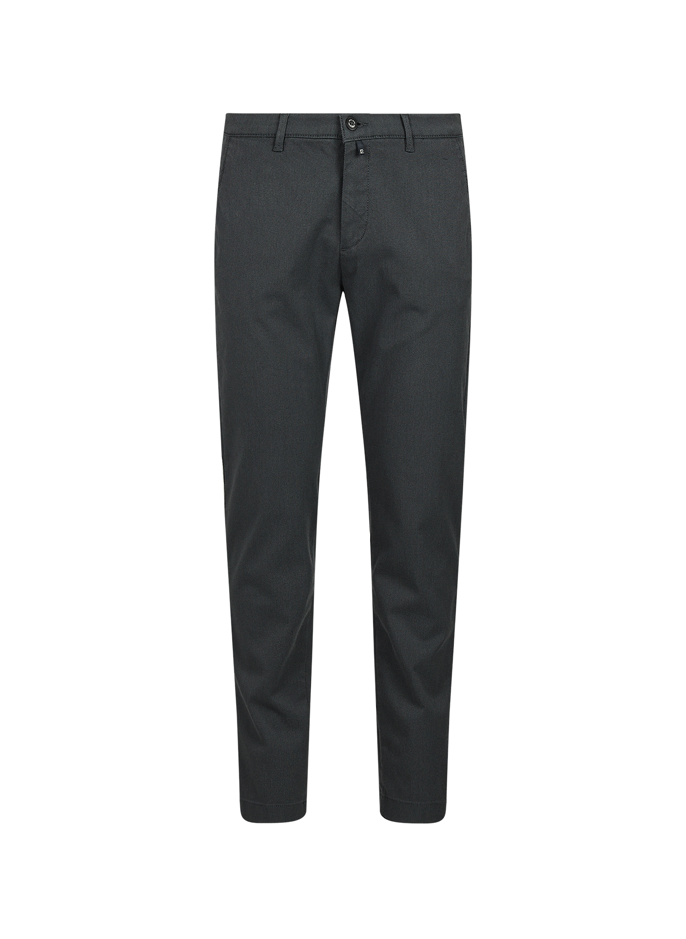 Pantalon tapered en coton mélangé PIERRE CARDIN Gris