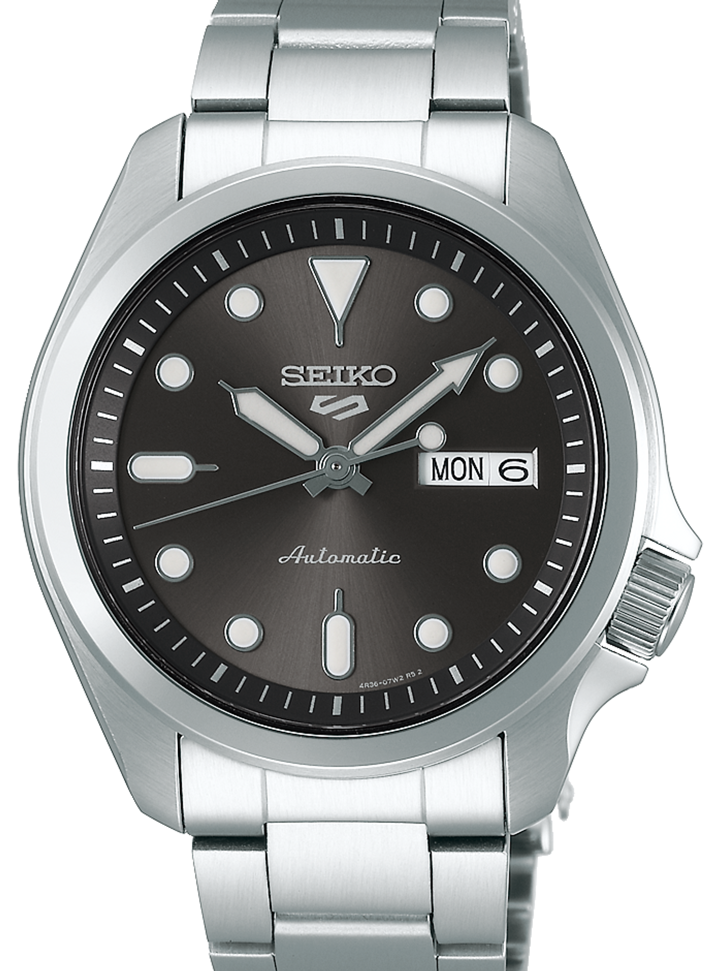 Montre automatique Seiko 5 en acier inoxydable SEIKO 5 Gris