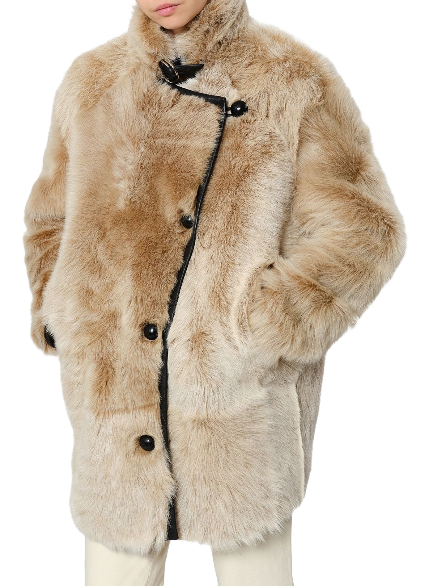 Omkeerbare Rema-mantel van lamswol ISABEL MARANT Wit
