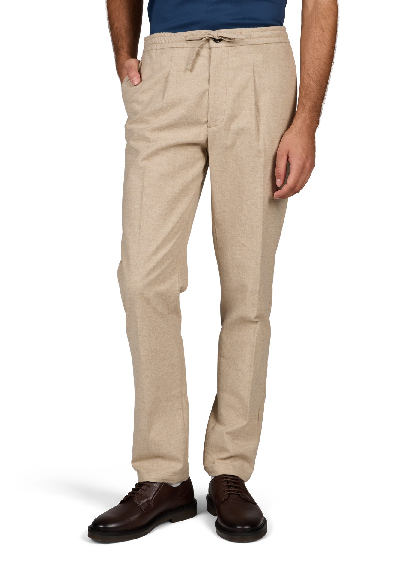 Rechte broek AURELIEN Beige