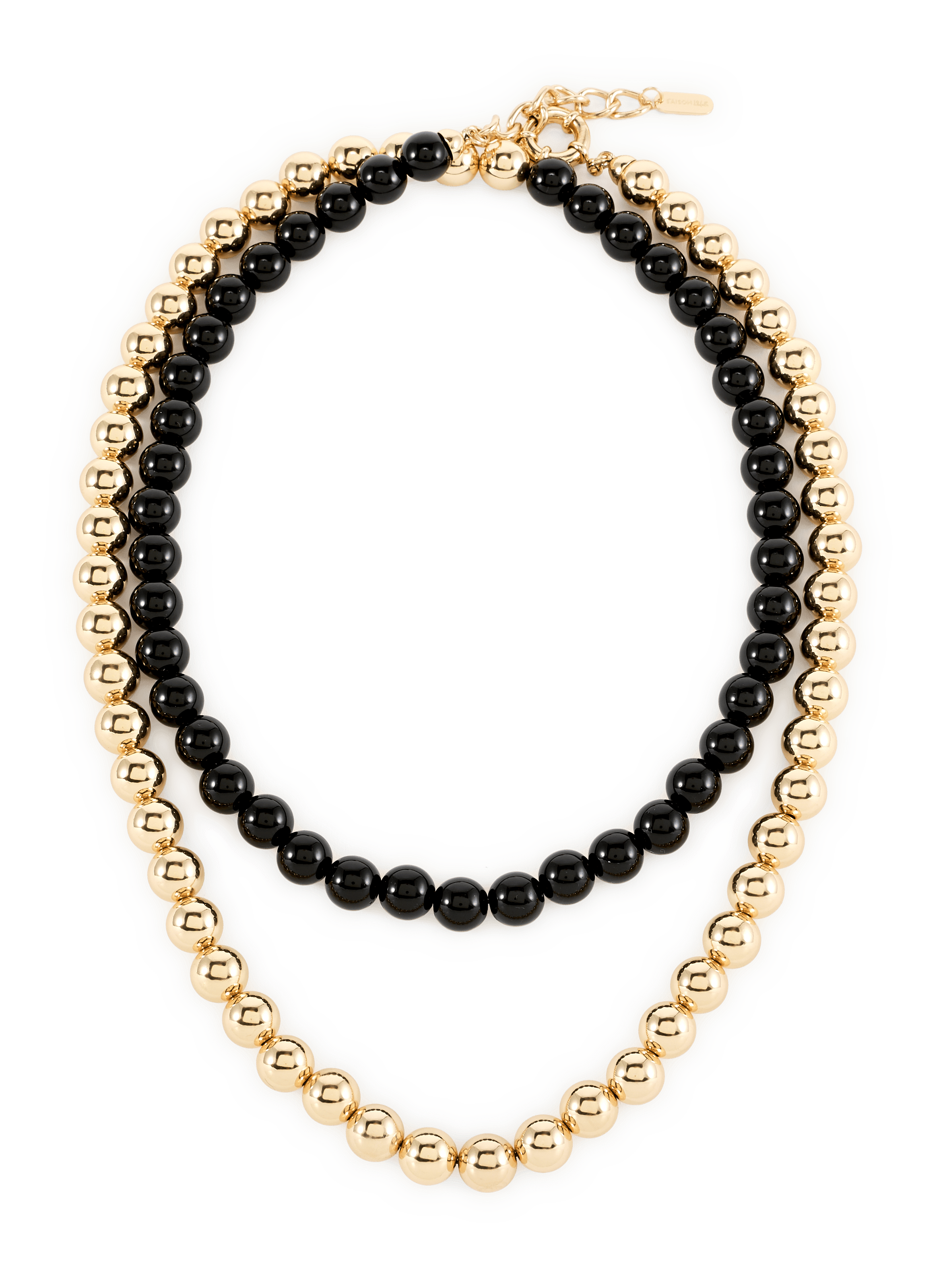 Collier en perles fantaisies SAISON 1865 Noir