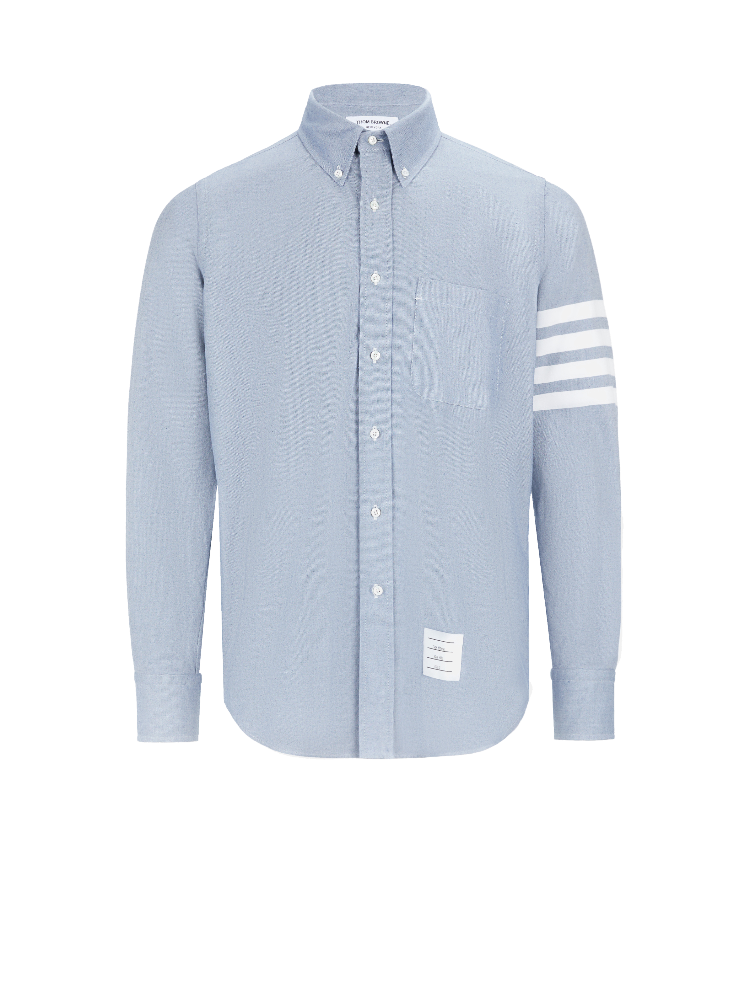 THOM BROWNE Chemise ample en coton Bleu