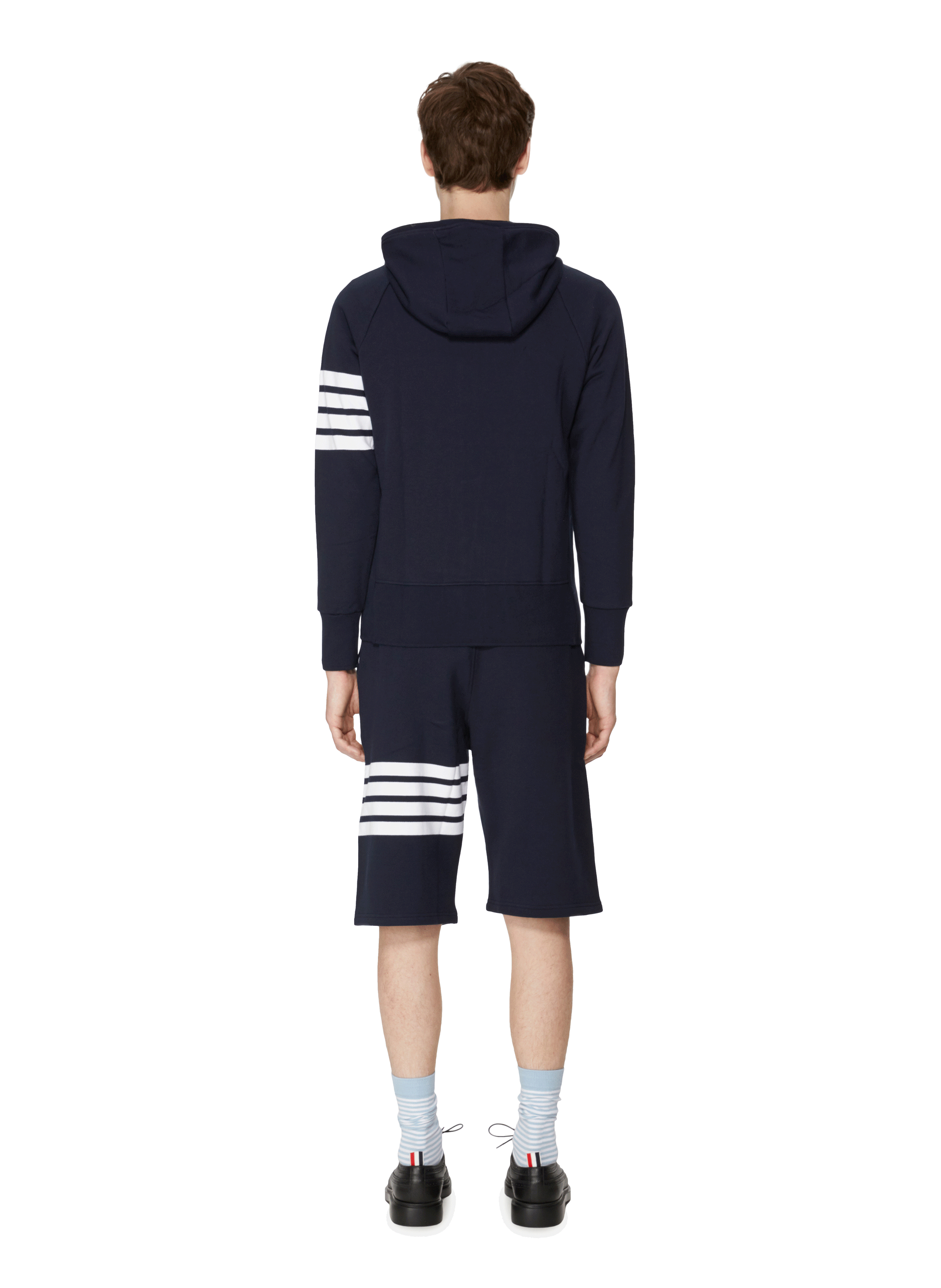 Katoenen hoodie THOM BROWNE Blauw