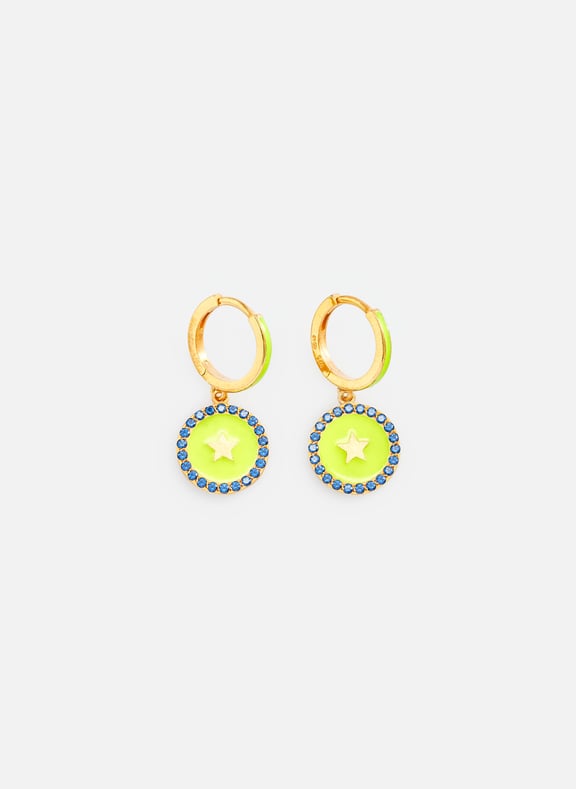 Boucles d'oreille en argent EYE M - ILEANA MAKRI Boucles d'oreille en argent EYE M - ILEANA MAKRI