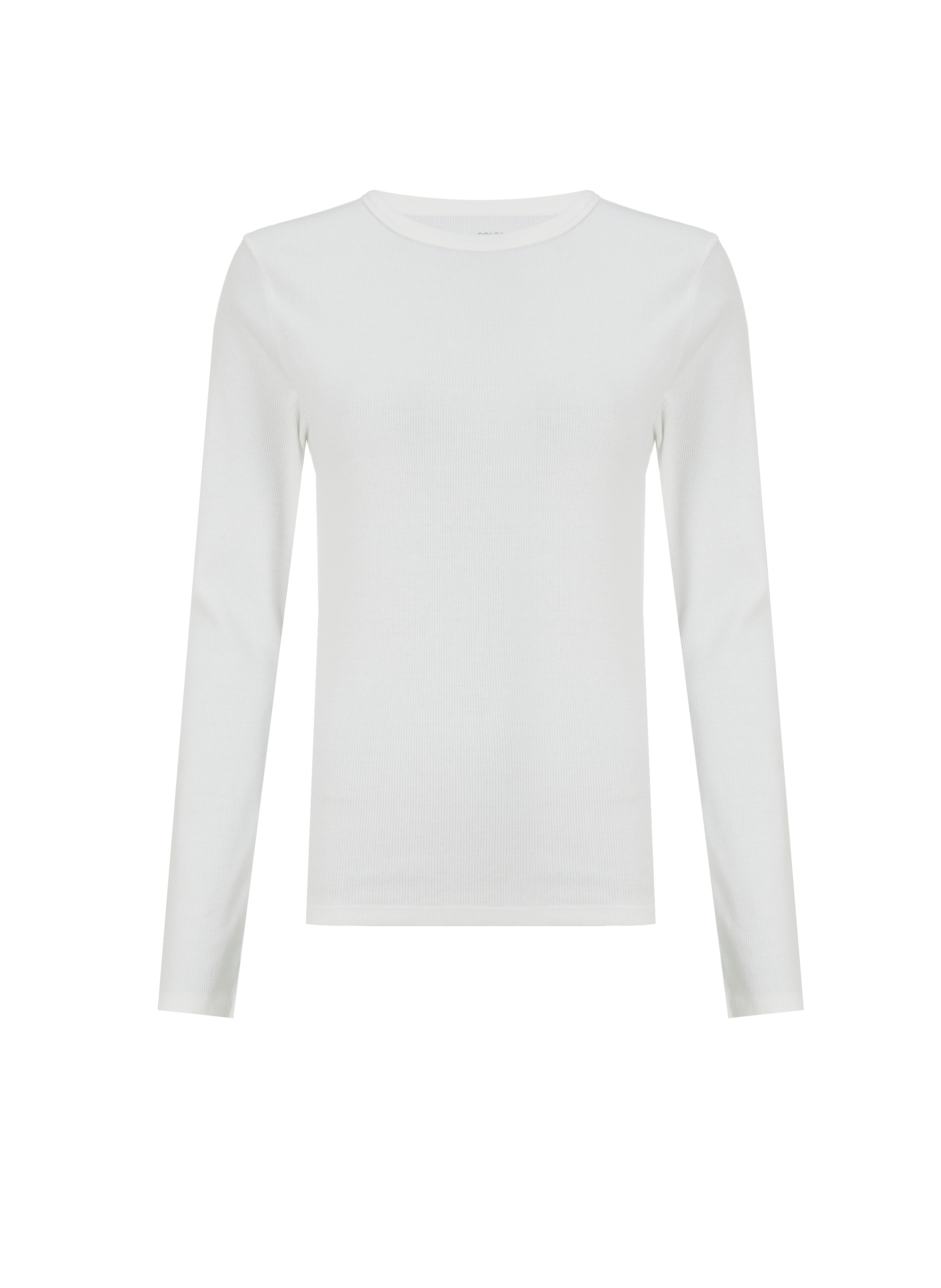 T-shirt côtelé en coton