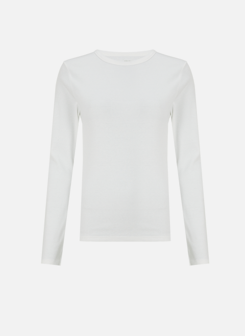 T-shirt côtelé en coton  BlancCOLORFUL STANDARD 