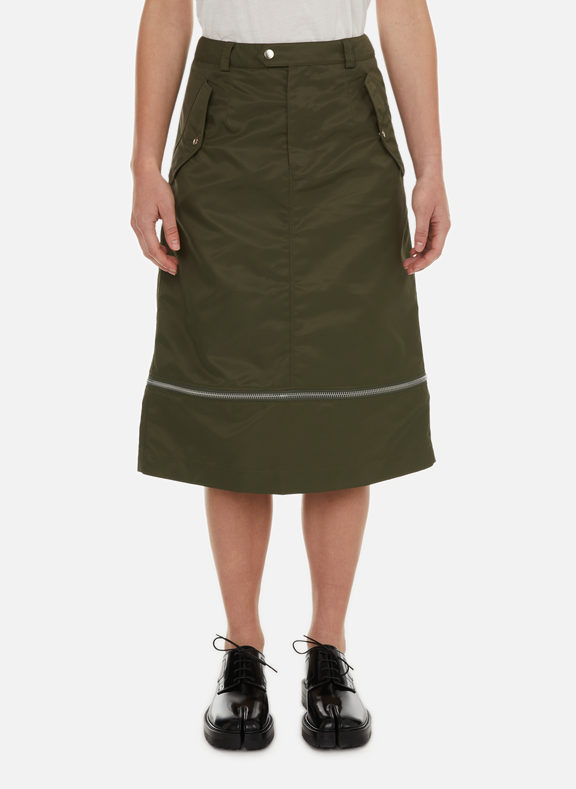 VAQUERA Plain skirt Green