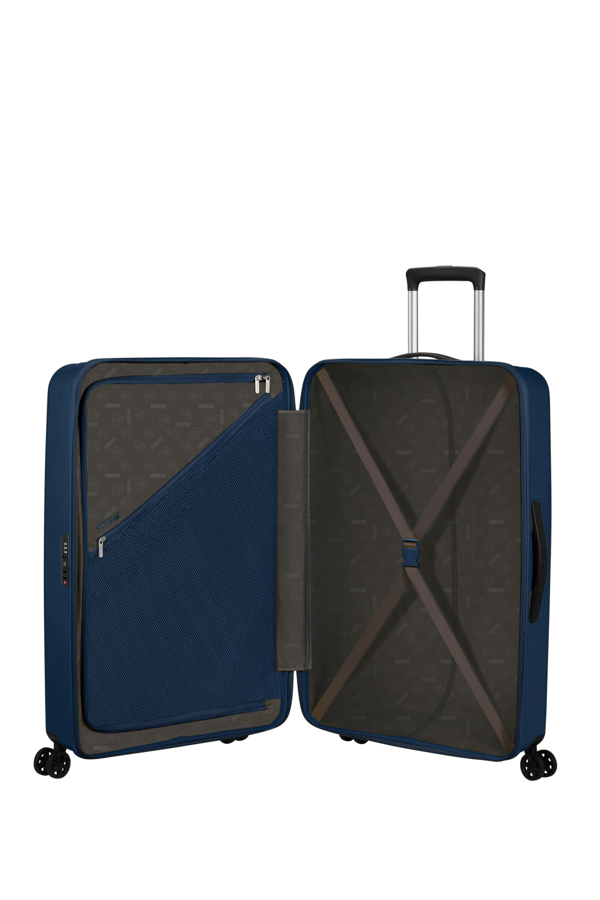 Rejoy valise 4 roues taille l AMERICAN TOURISTER Bleu