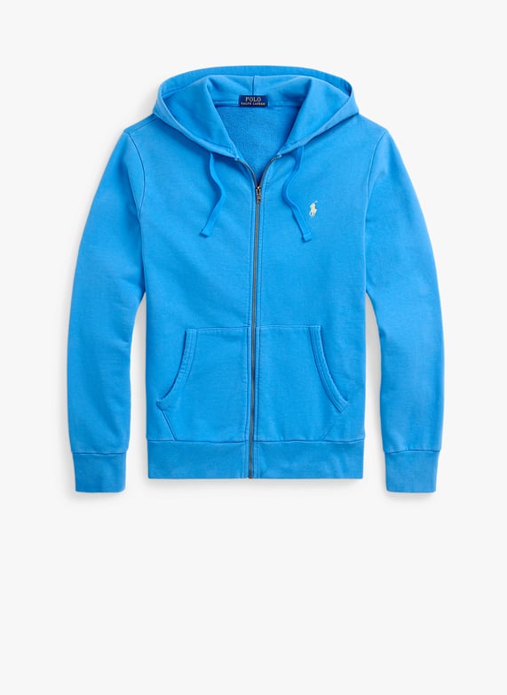Cotton zip-up hoodie  | Blue by POLO RALPH LAUREN Cotton zip-up hoodie  Blue