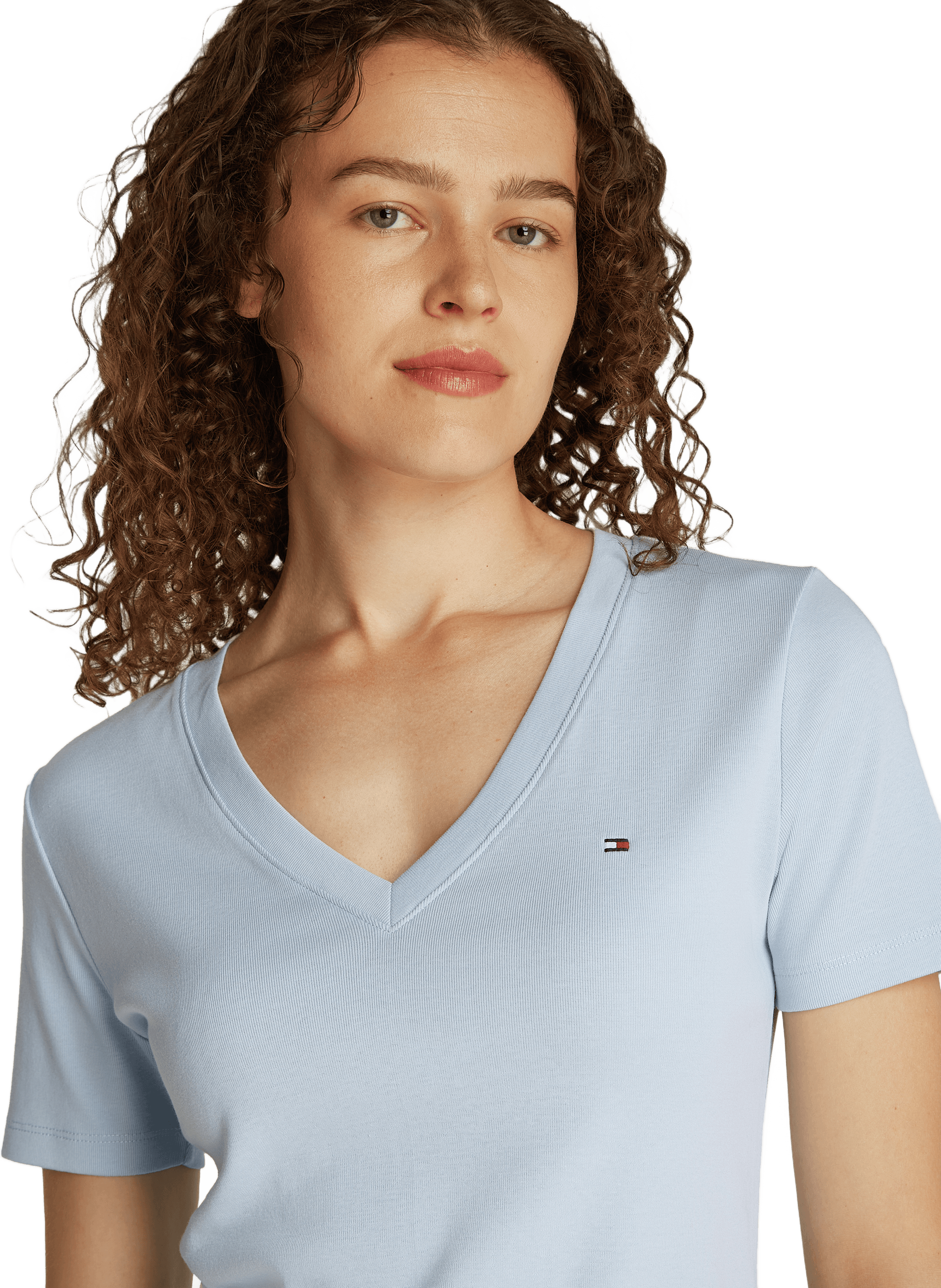 T-shirt en coton TOMMY HILFIGER Bleu