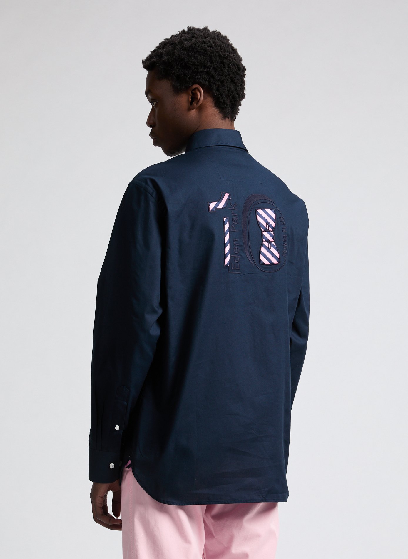 Chemise en coton EDEN PARK Bleu