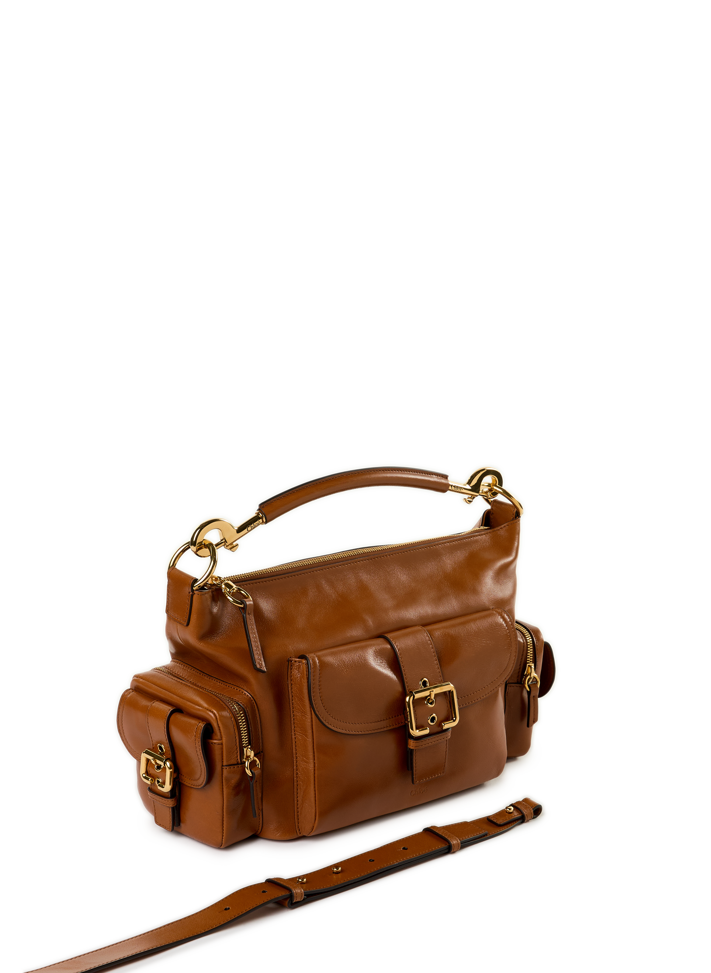 Sac à main Camera en cuir CHLOÉ Marron