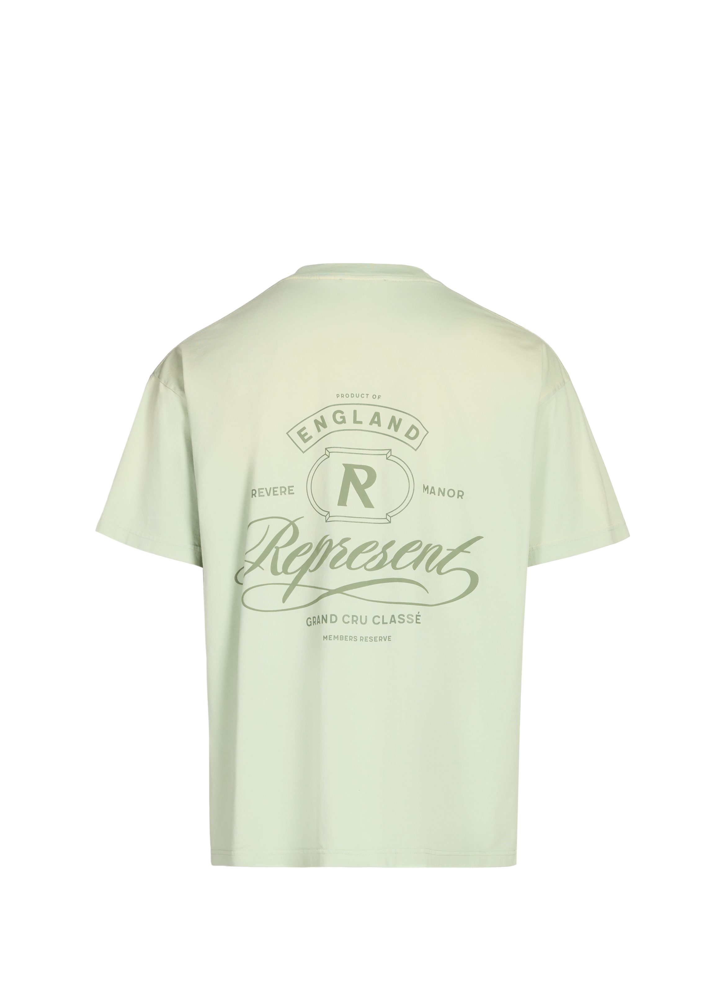 Cotton round-neck T-shirt REPRESENT Green