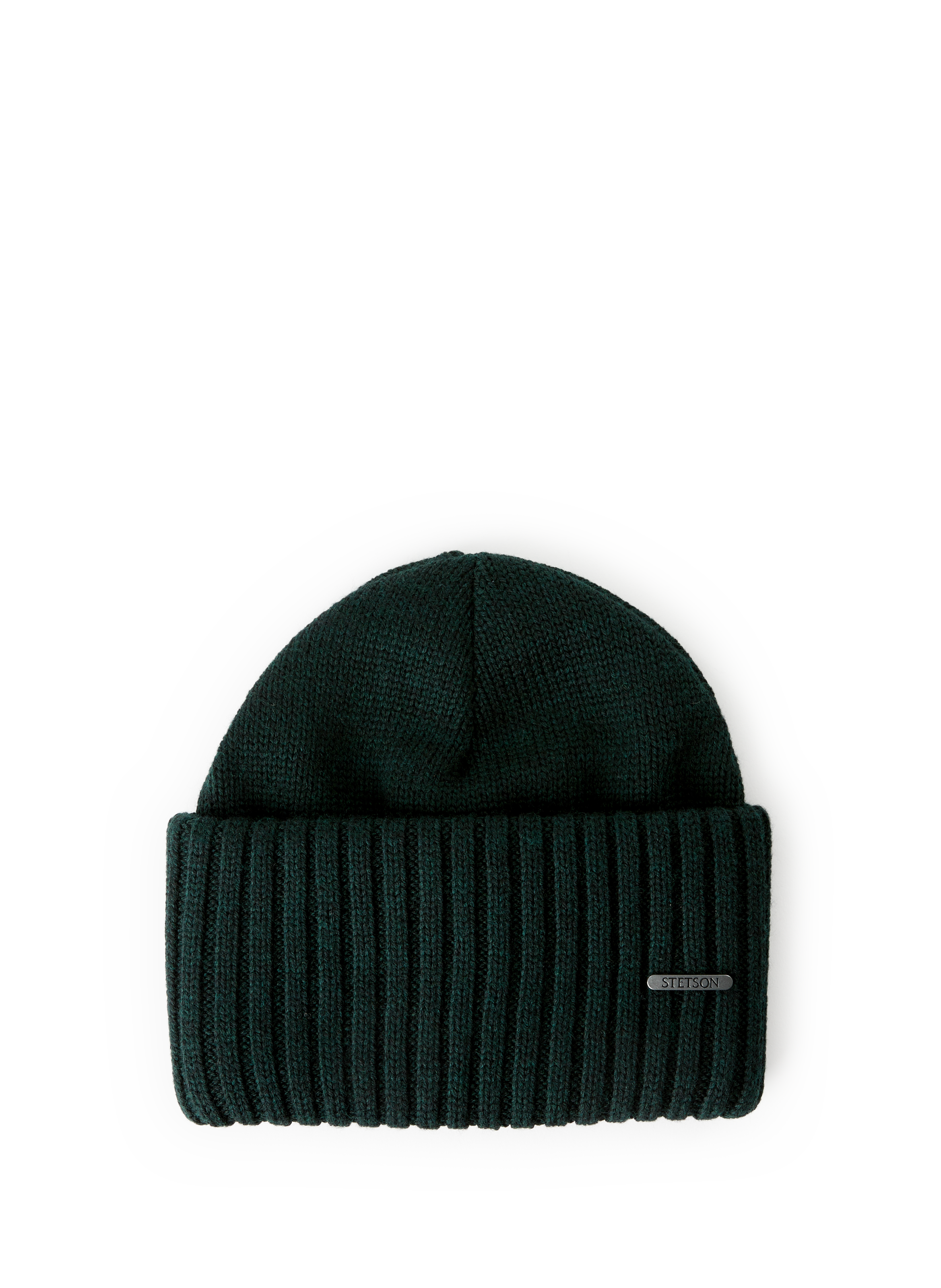 Wool beanie with wide cuff STETSON Green