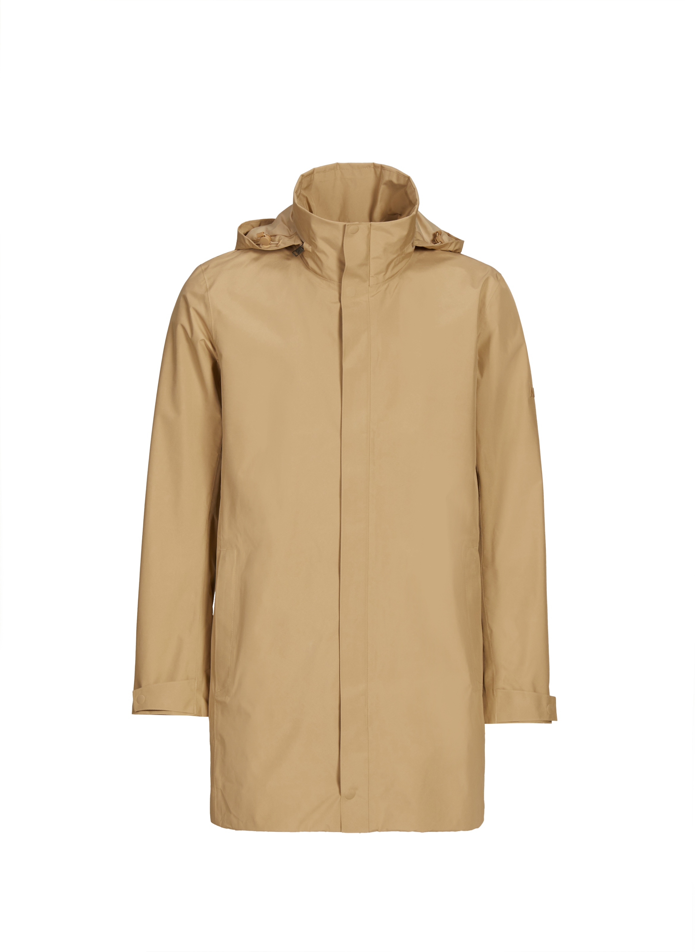 AIGLE Parka imperméable à capuche rétractable Brown