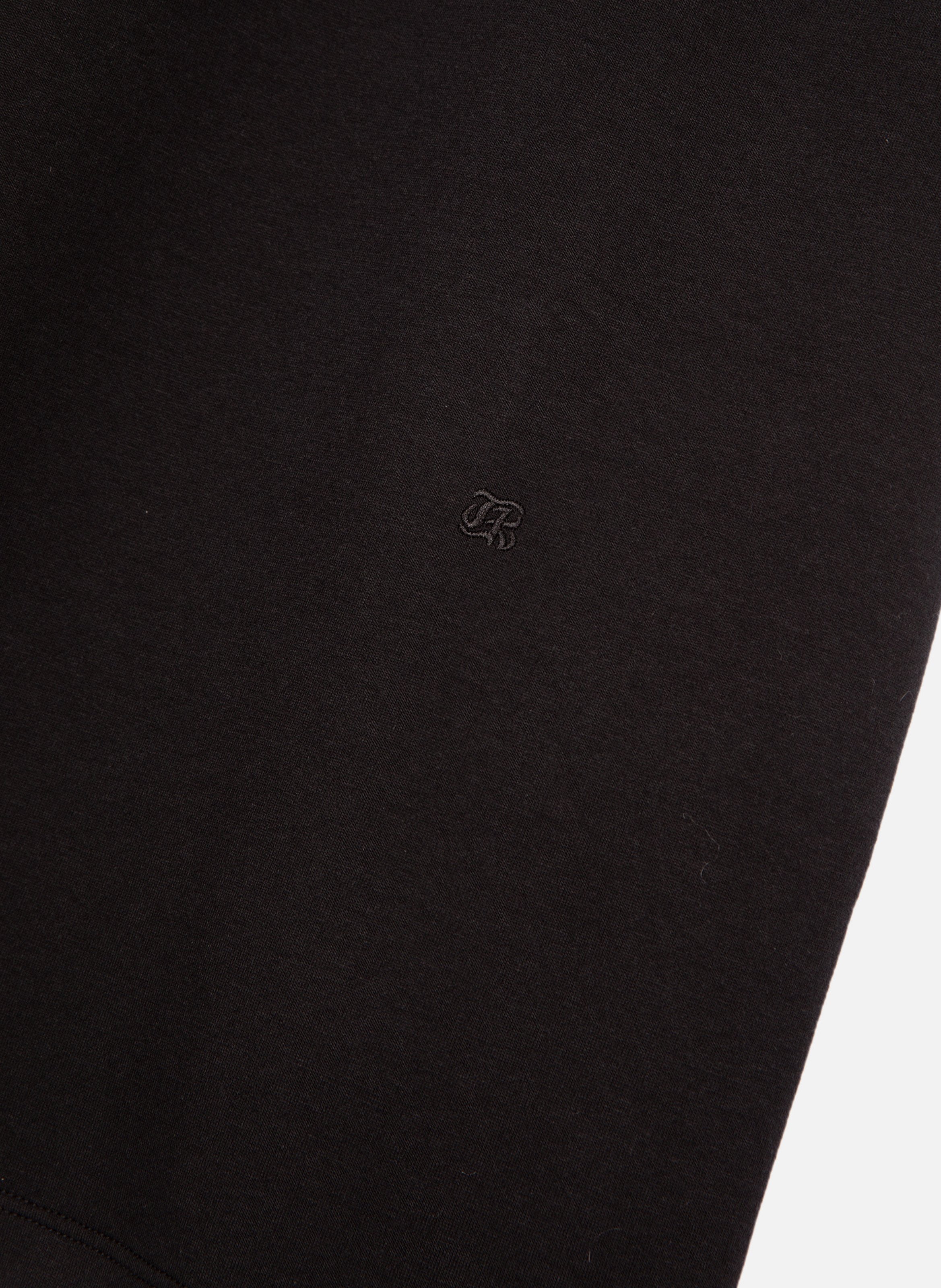 T-shirt droit en coton mélangé THE KOOPLES Noir