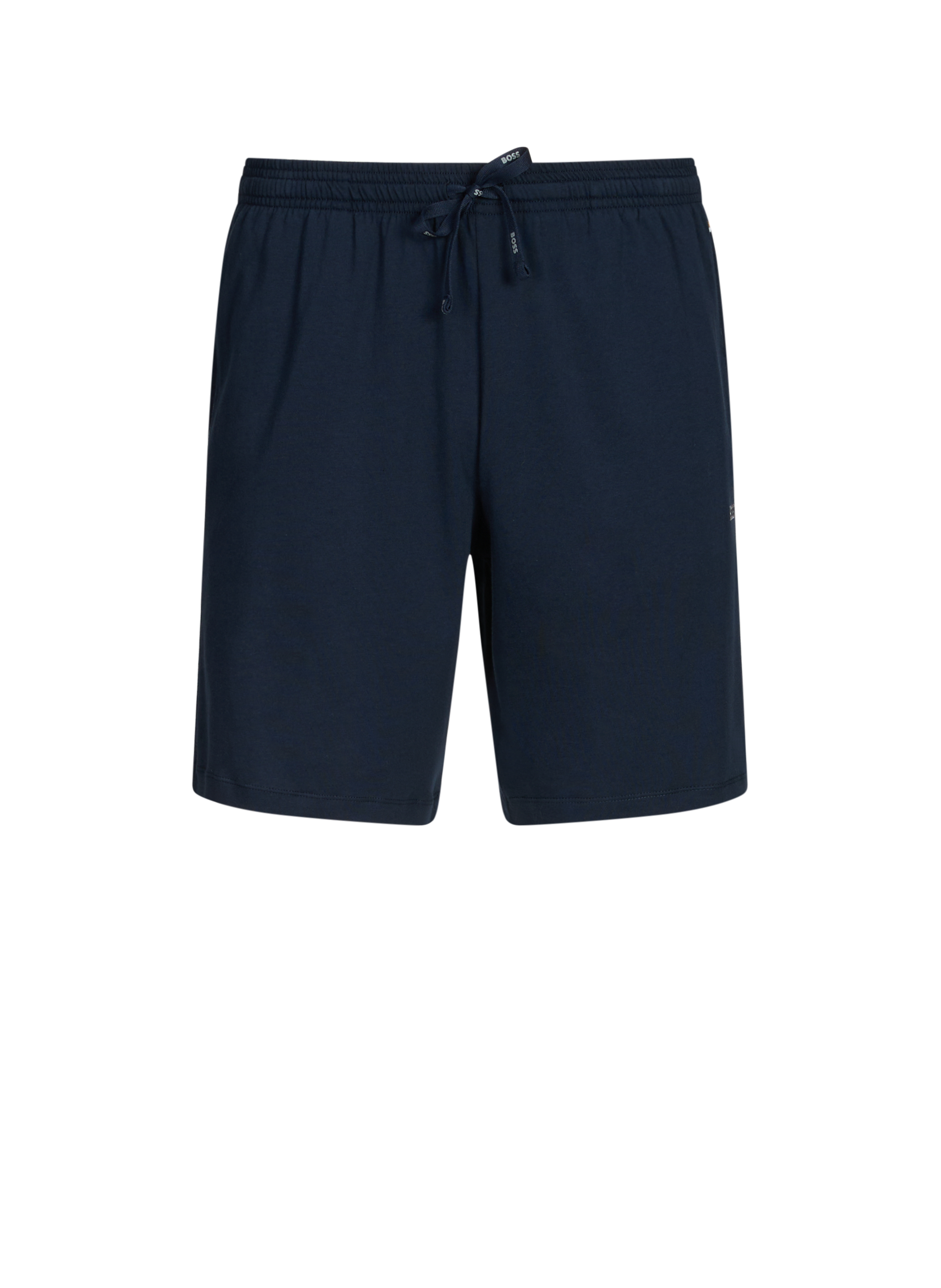 BOSS Cotton blend pajama shorts Blue