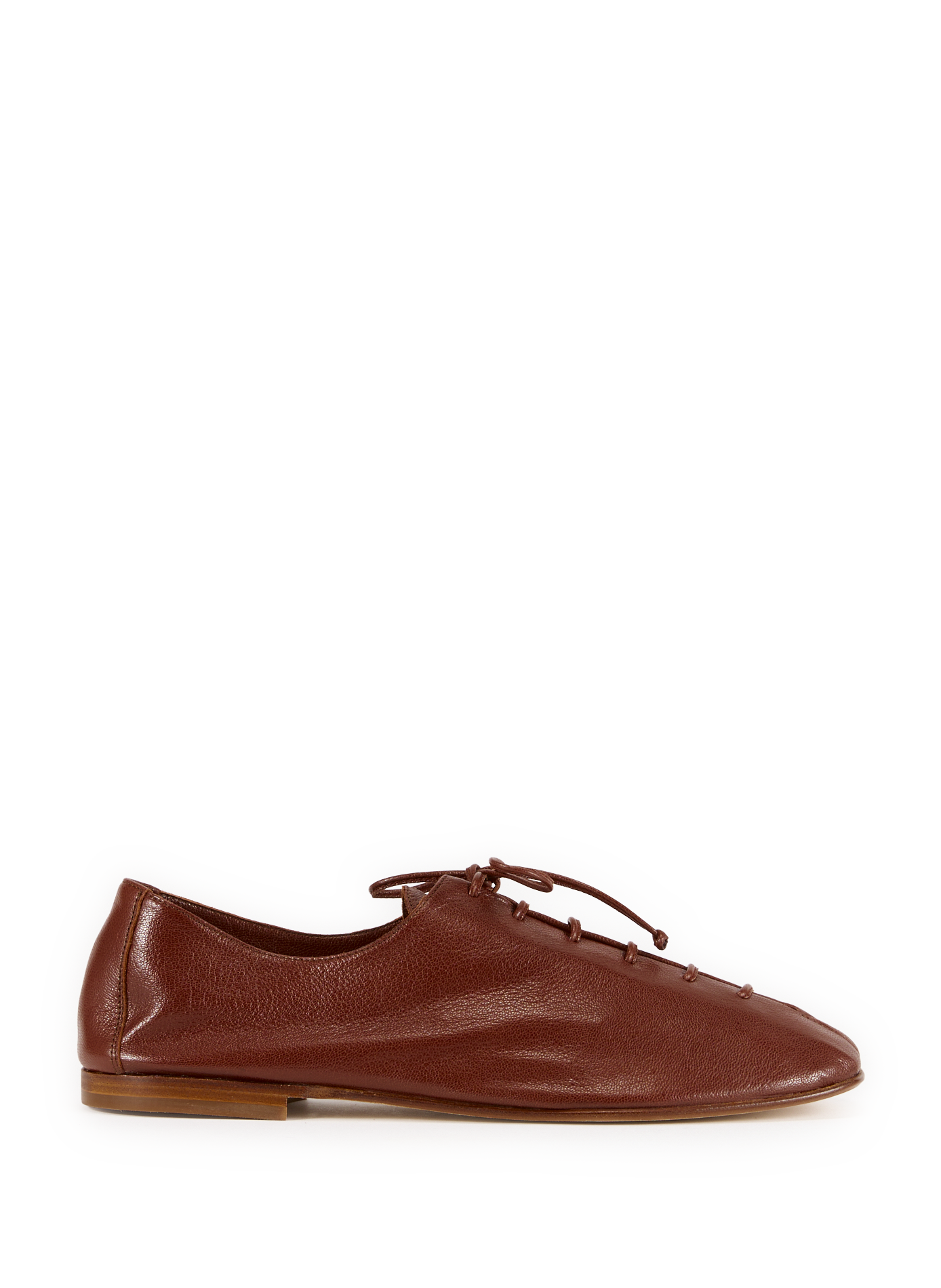 Foldable Supple Shiny Sneakers HEREU Brown