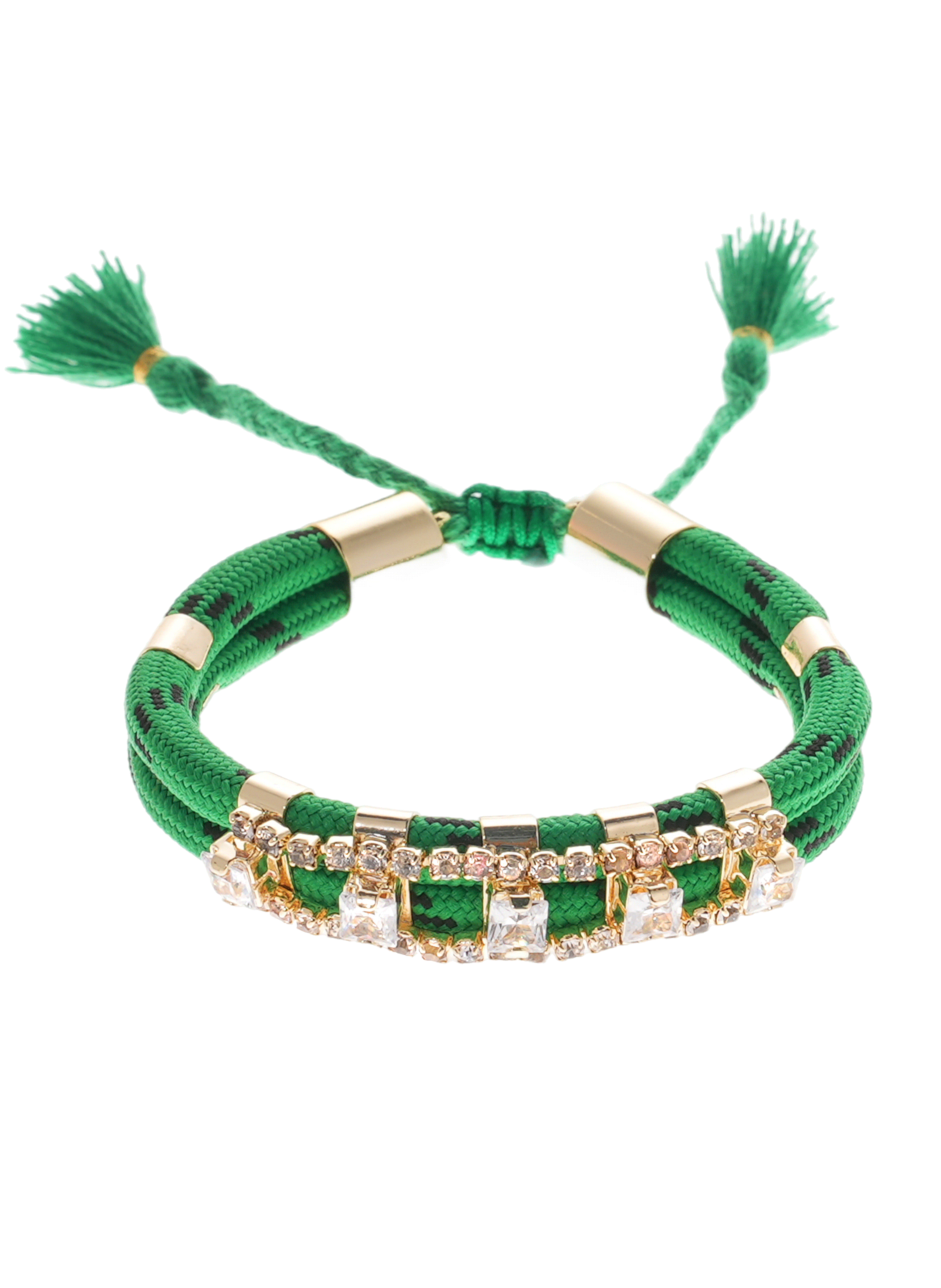 Bracelet réglable coloré iago HIPANEMA Vert