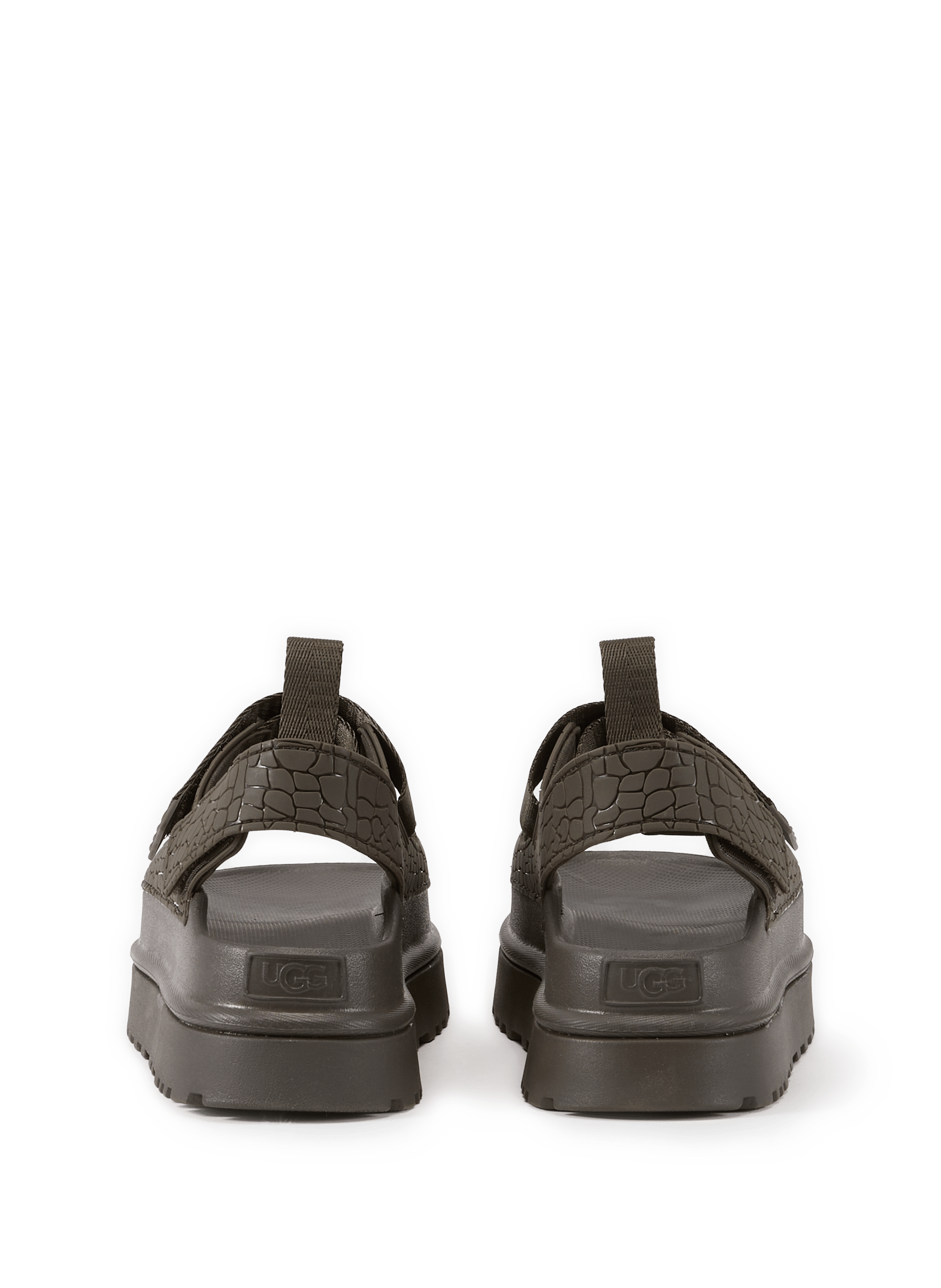 Sandales compensées GoldenGlow à scratch UGG Marron