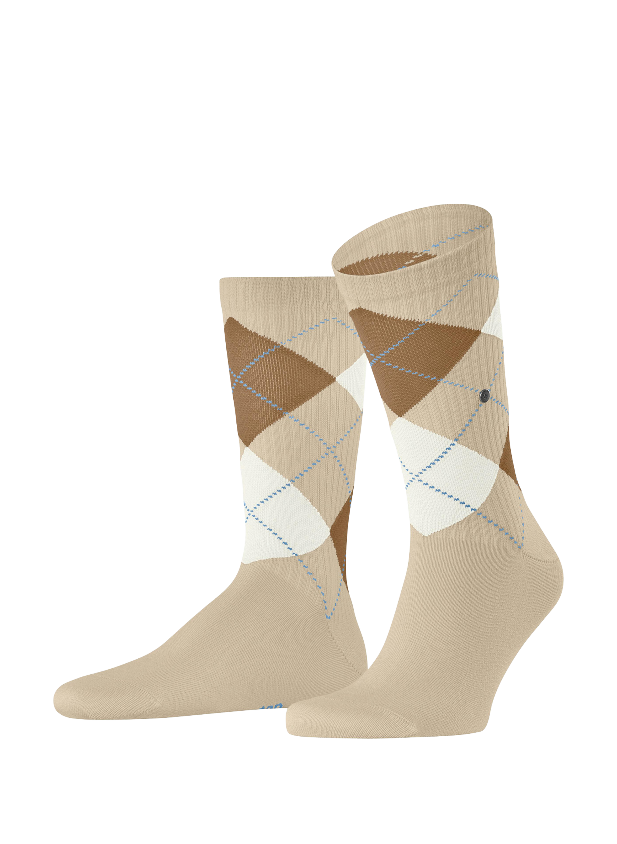 Calcetines de tenis geométricos BURLINGTON Beige