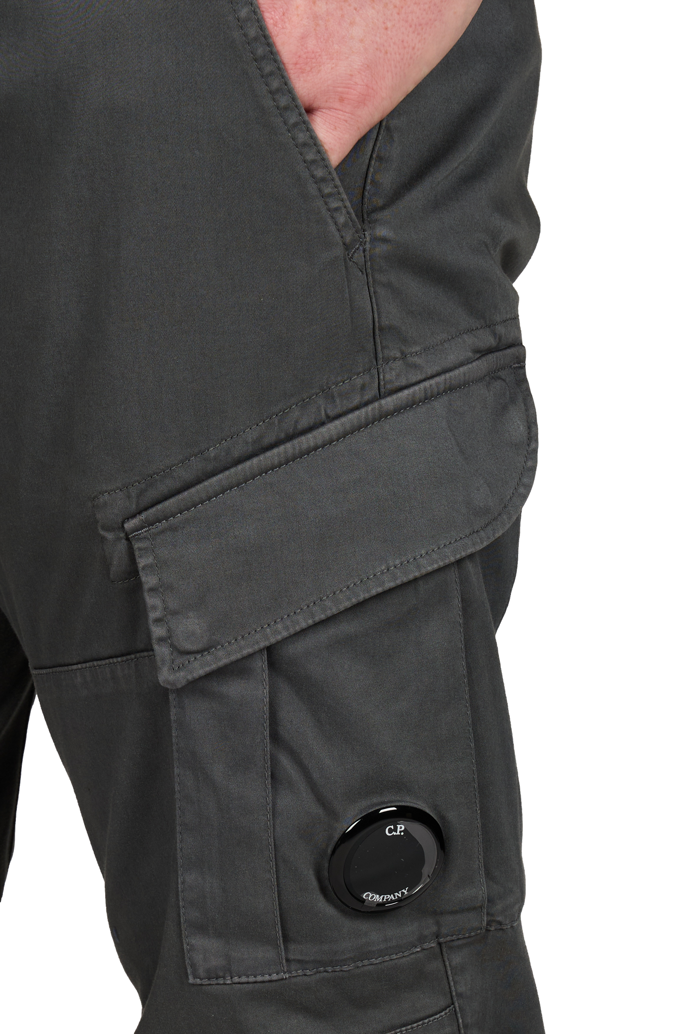 Pantalon en coton mélangé CP COMPANY Gris