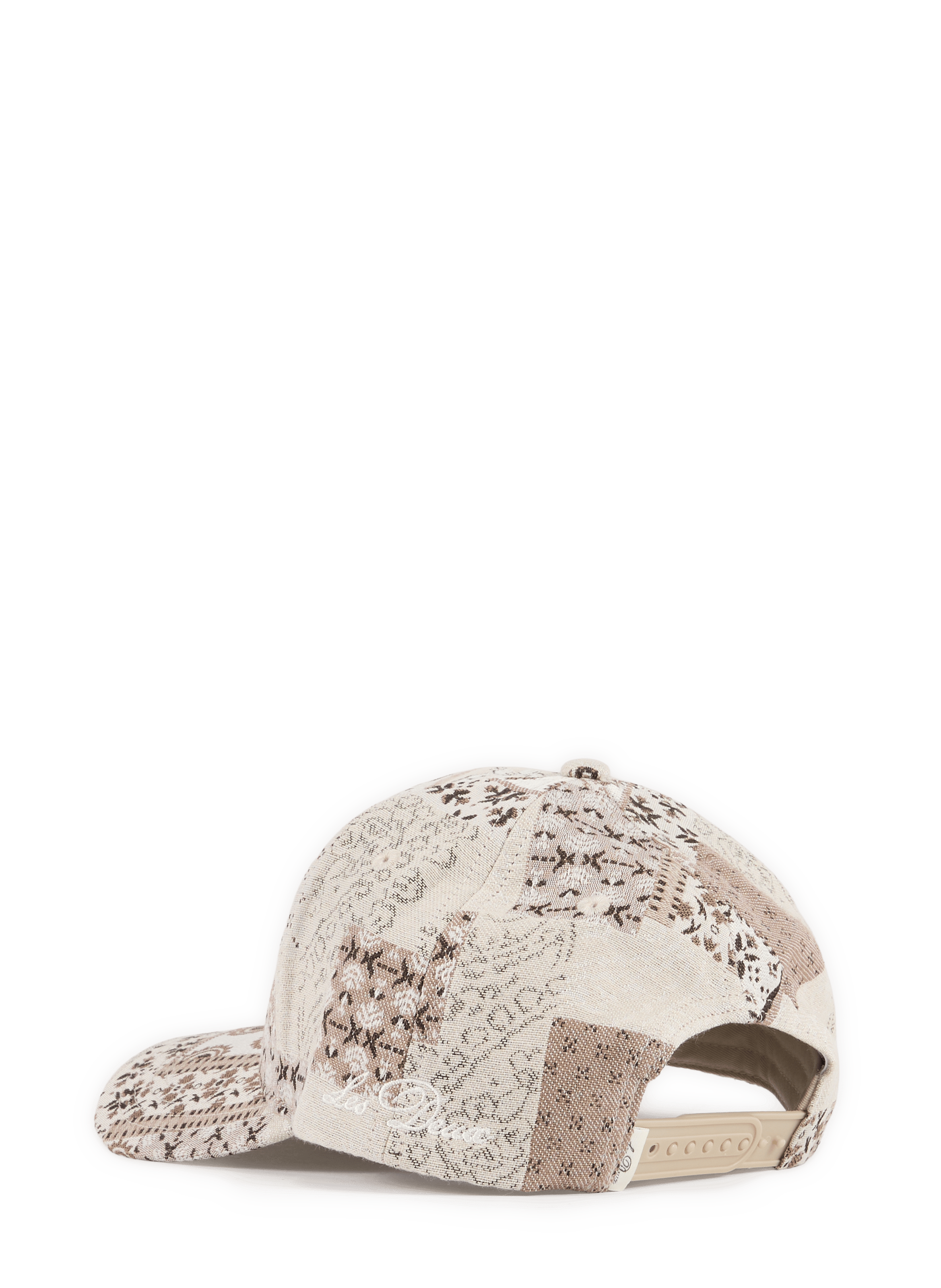 Jacquard patchwork cotton blend cap LES DEUX Beige
