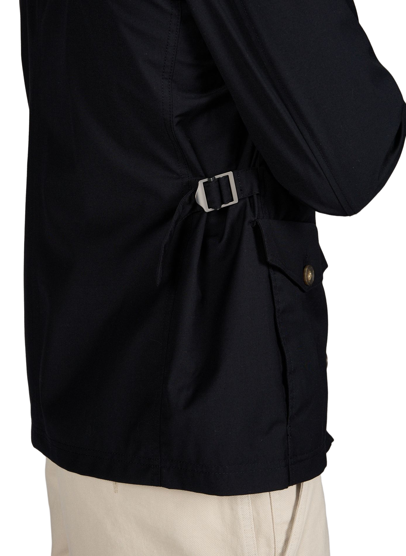 Veste droite unie à poches LAFAURIE Bleu