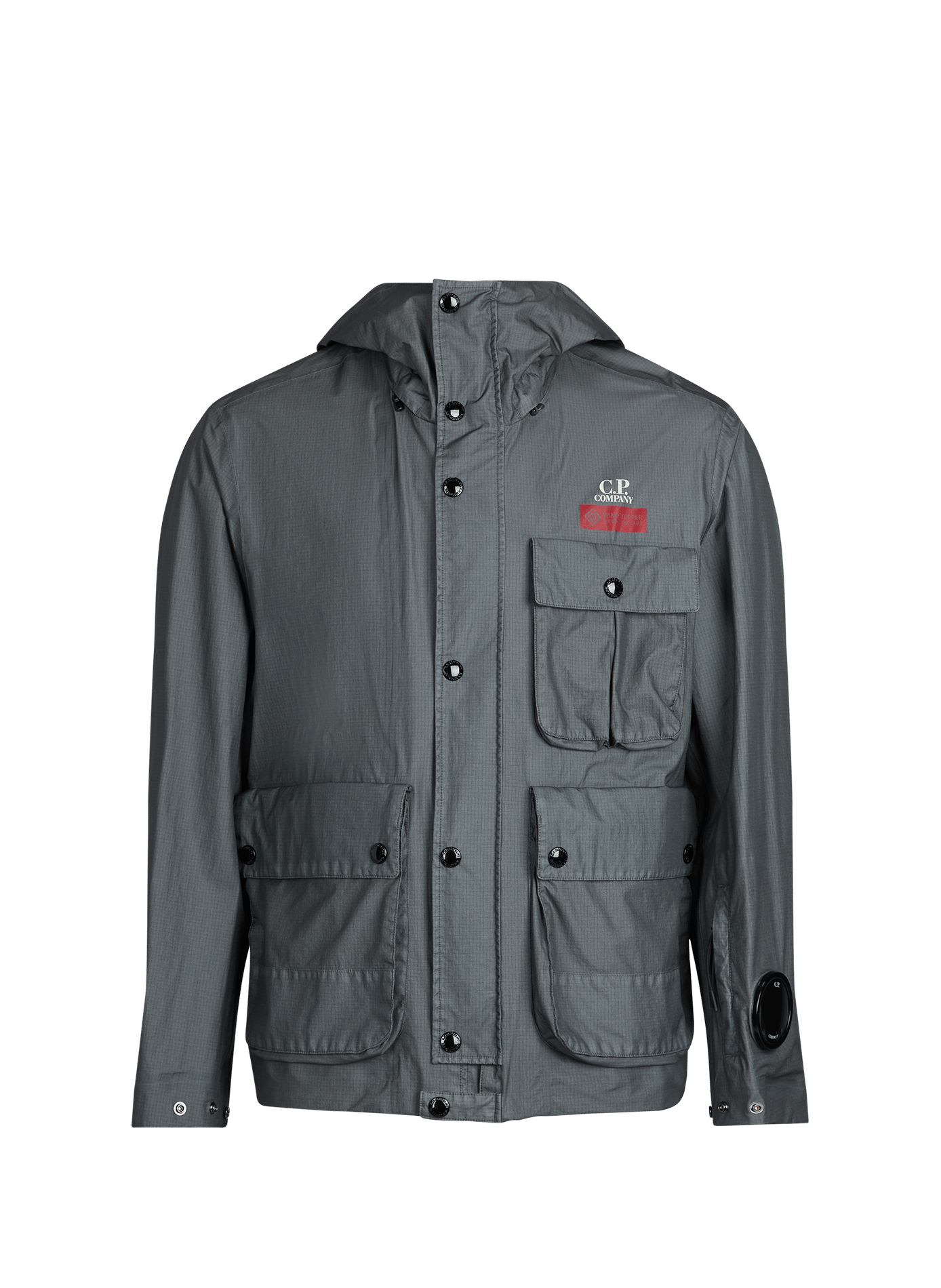 Lightweight hooded jacket CP COMPANY Grey