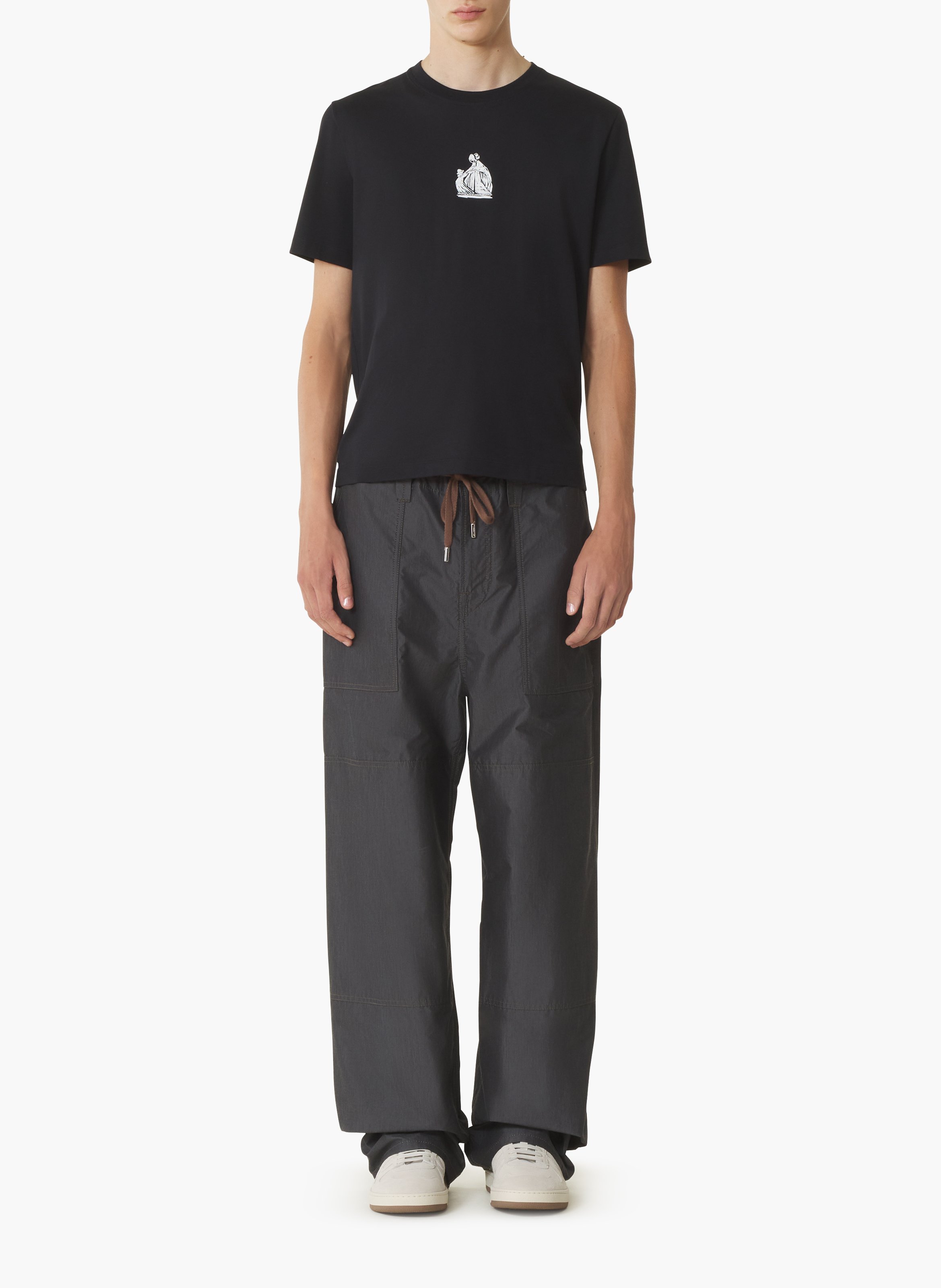 T-shirt imprimé la mère et l'enfant LANVIN Noir