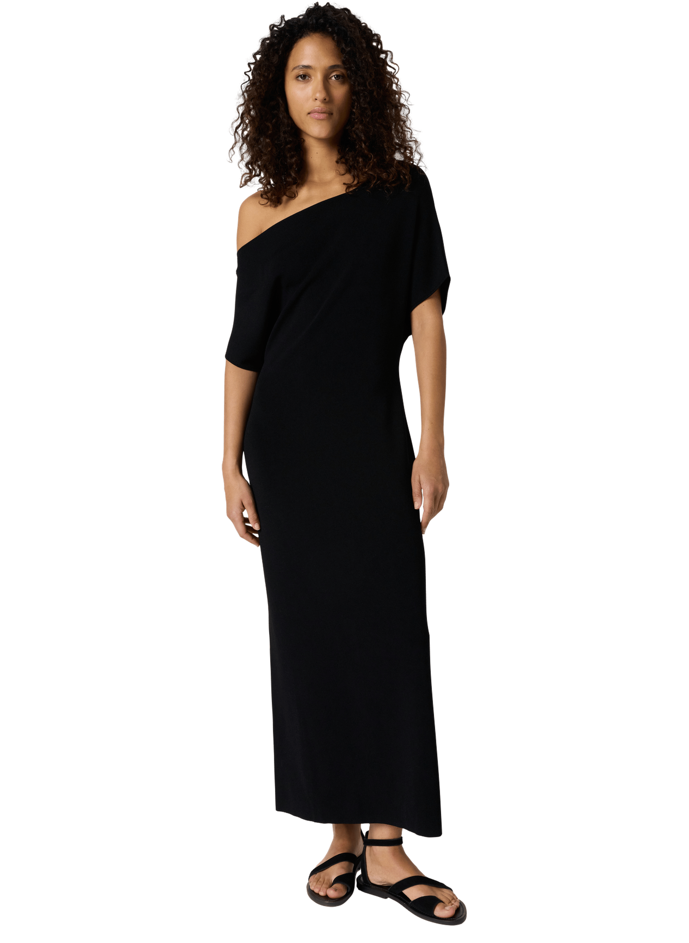 Robe longue en jersey - aubrine GERARD DAREL Noir
