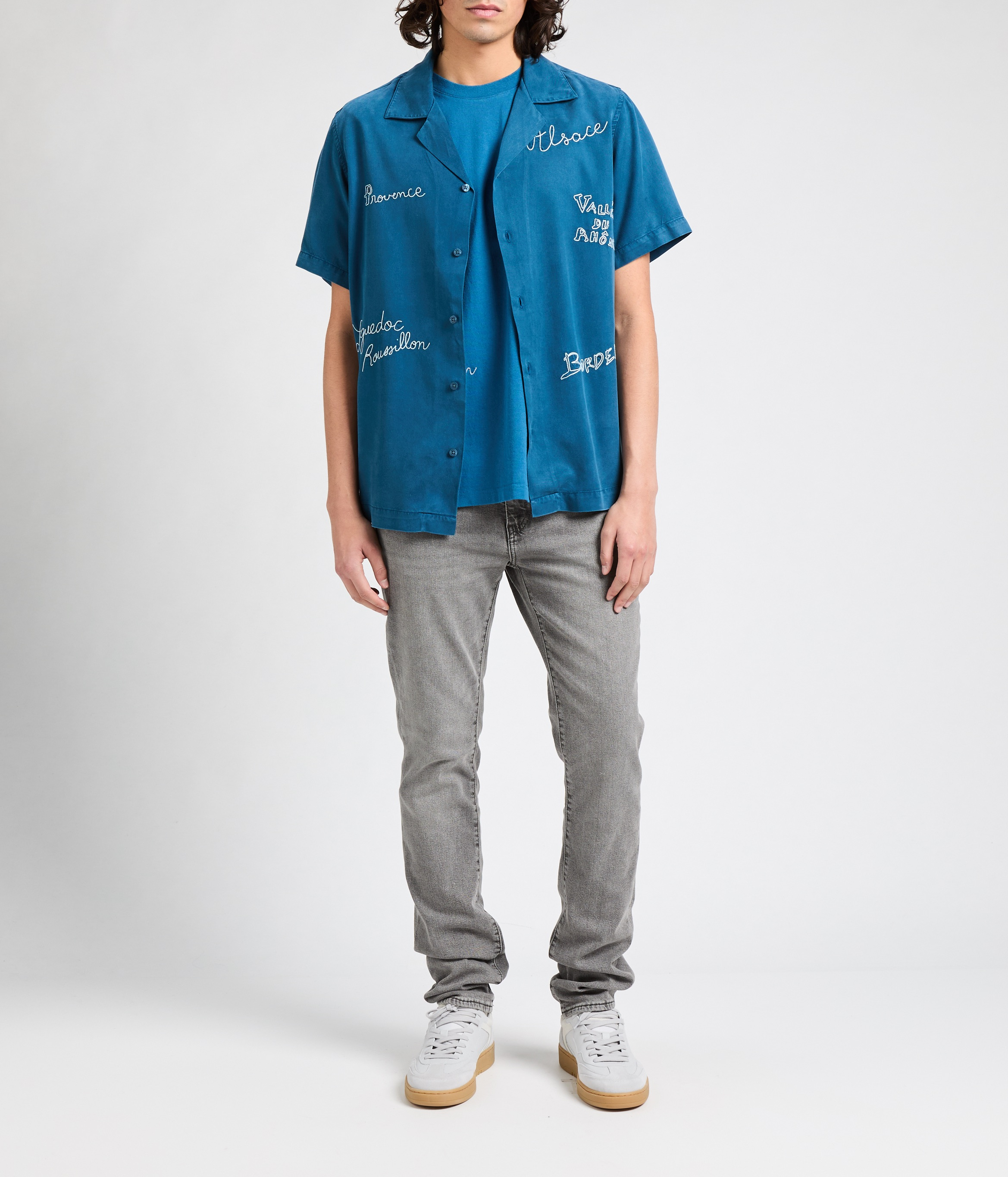 T-shirt Patureau Régions de France MAISON LABICHE Bleu