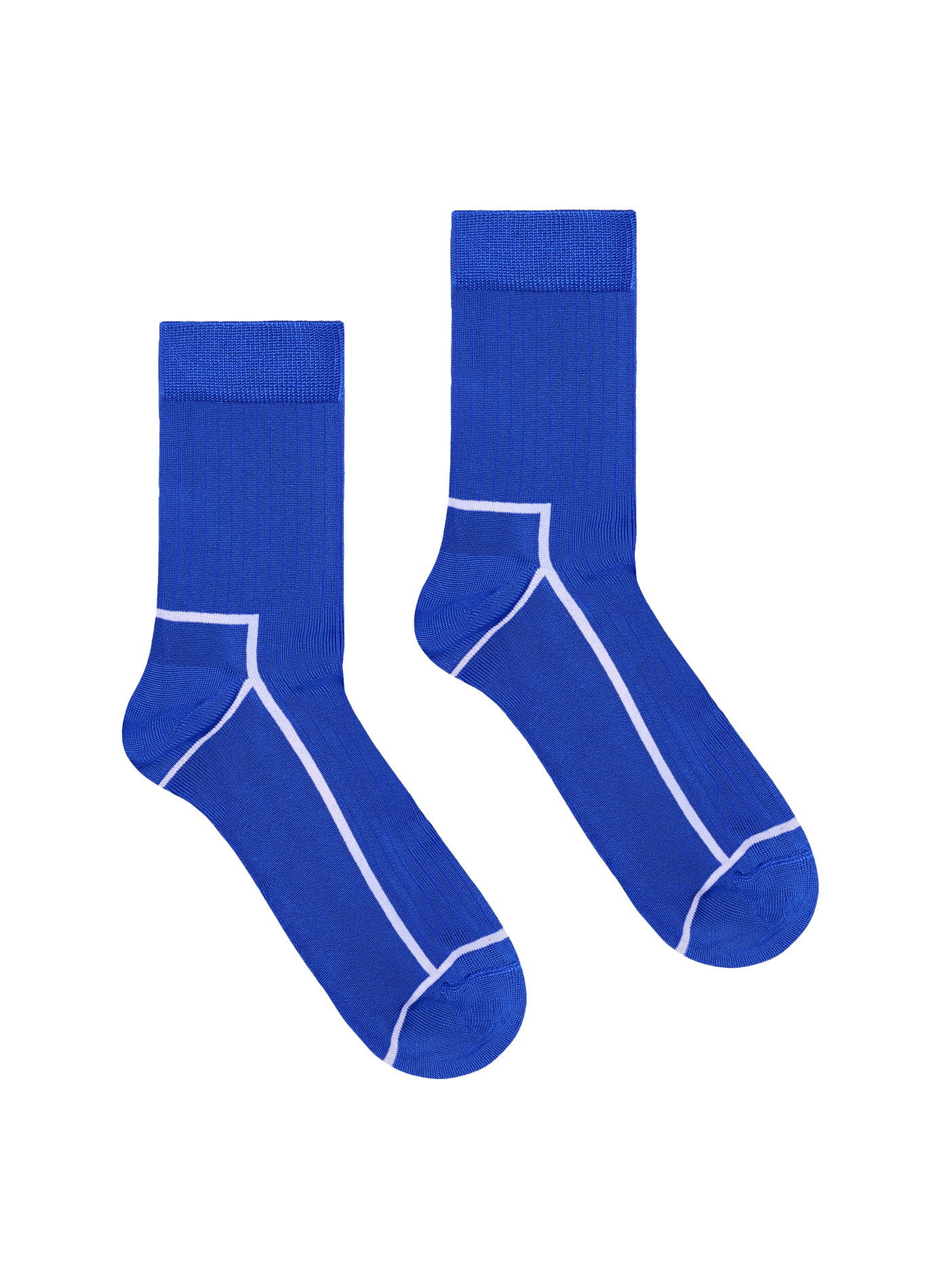 Bedruckte Kniestrümpfe HAPPY SOCKS Blau