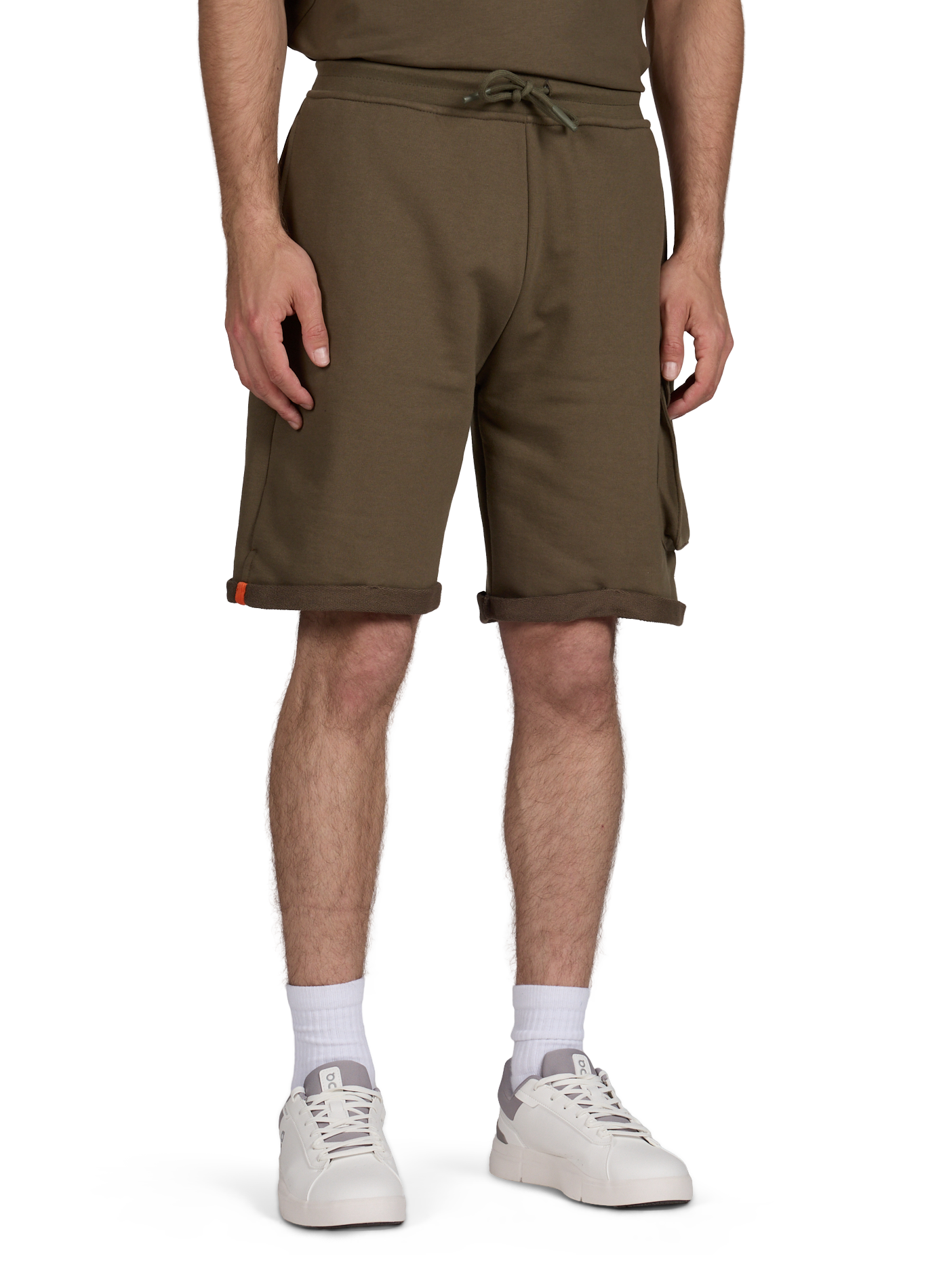 Short cargo in cotton GERTRUDE ET GASTON Khaki