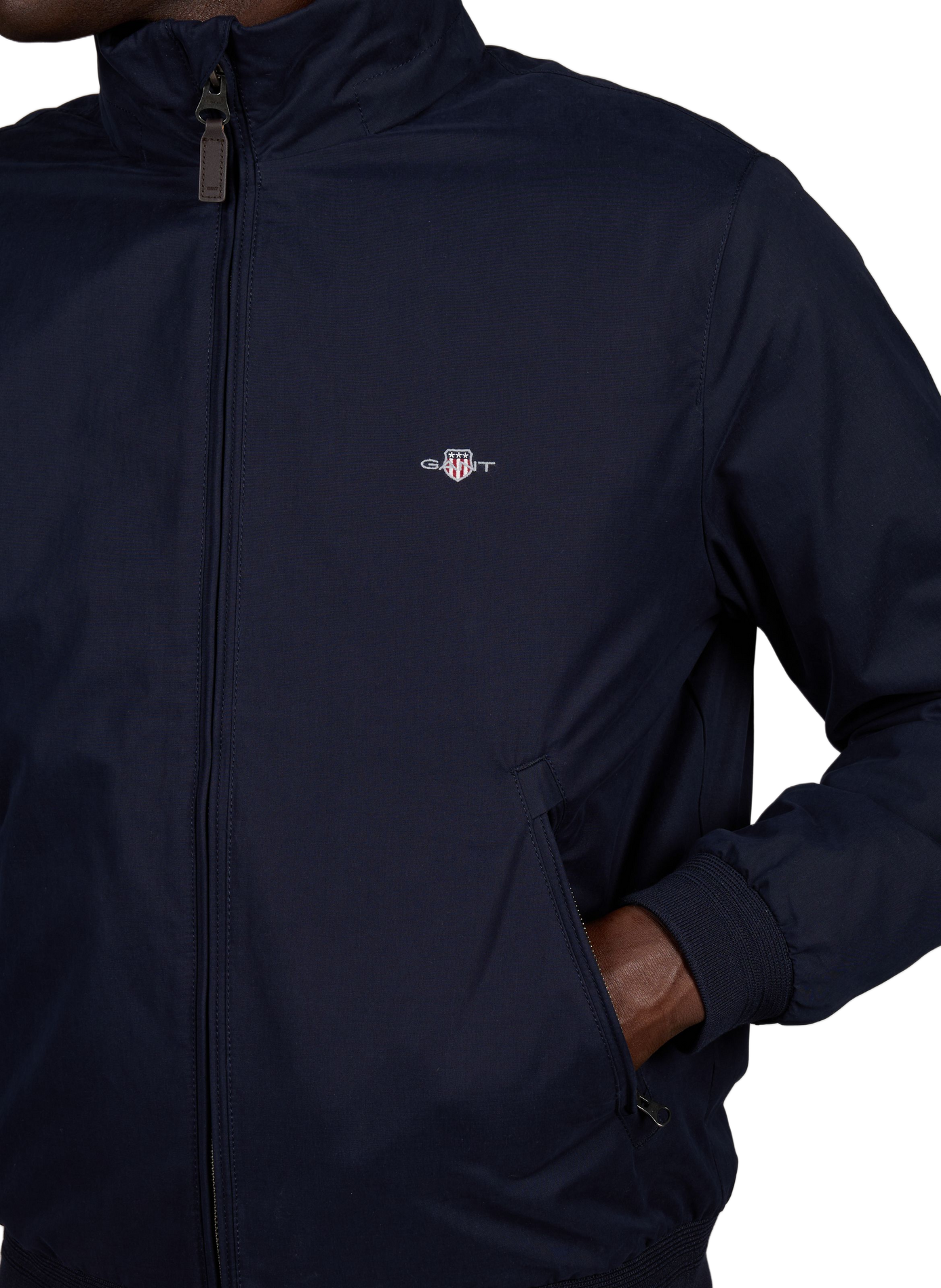 Veste droit col montant GANT Bleu