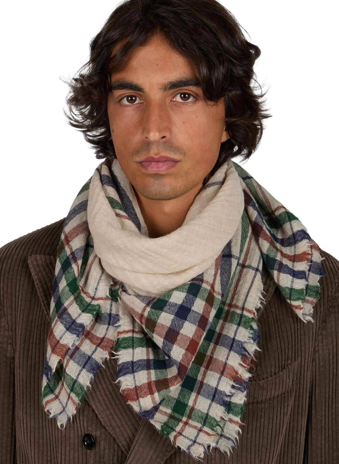 Wool and cashmere scarf MOISMONT Multicolour
