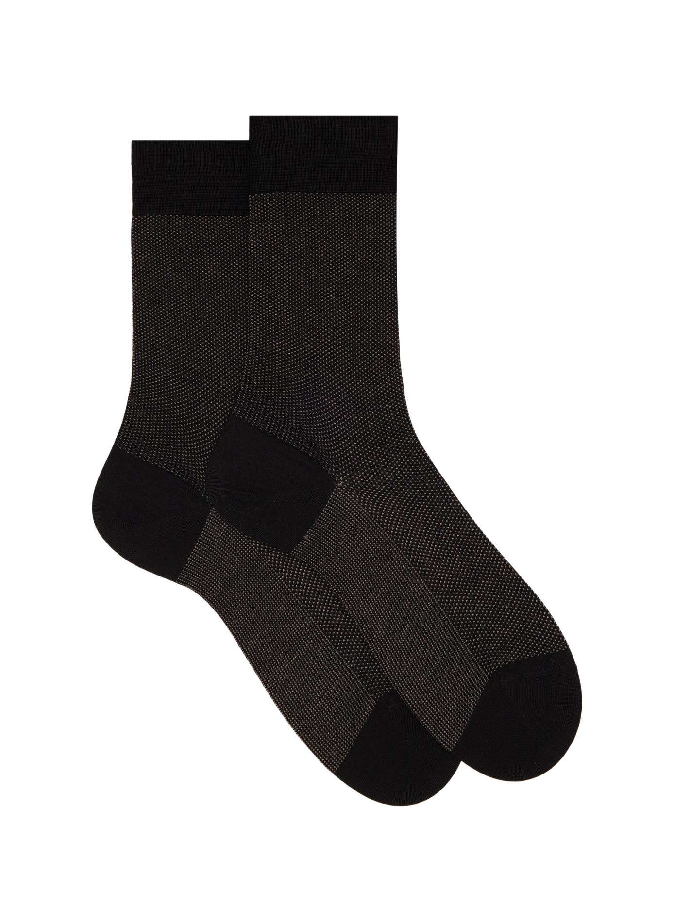 Bedruckte Wollsocken  Noir
