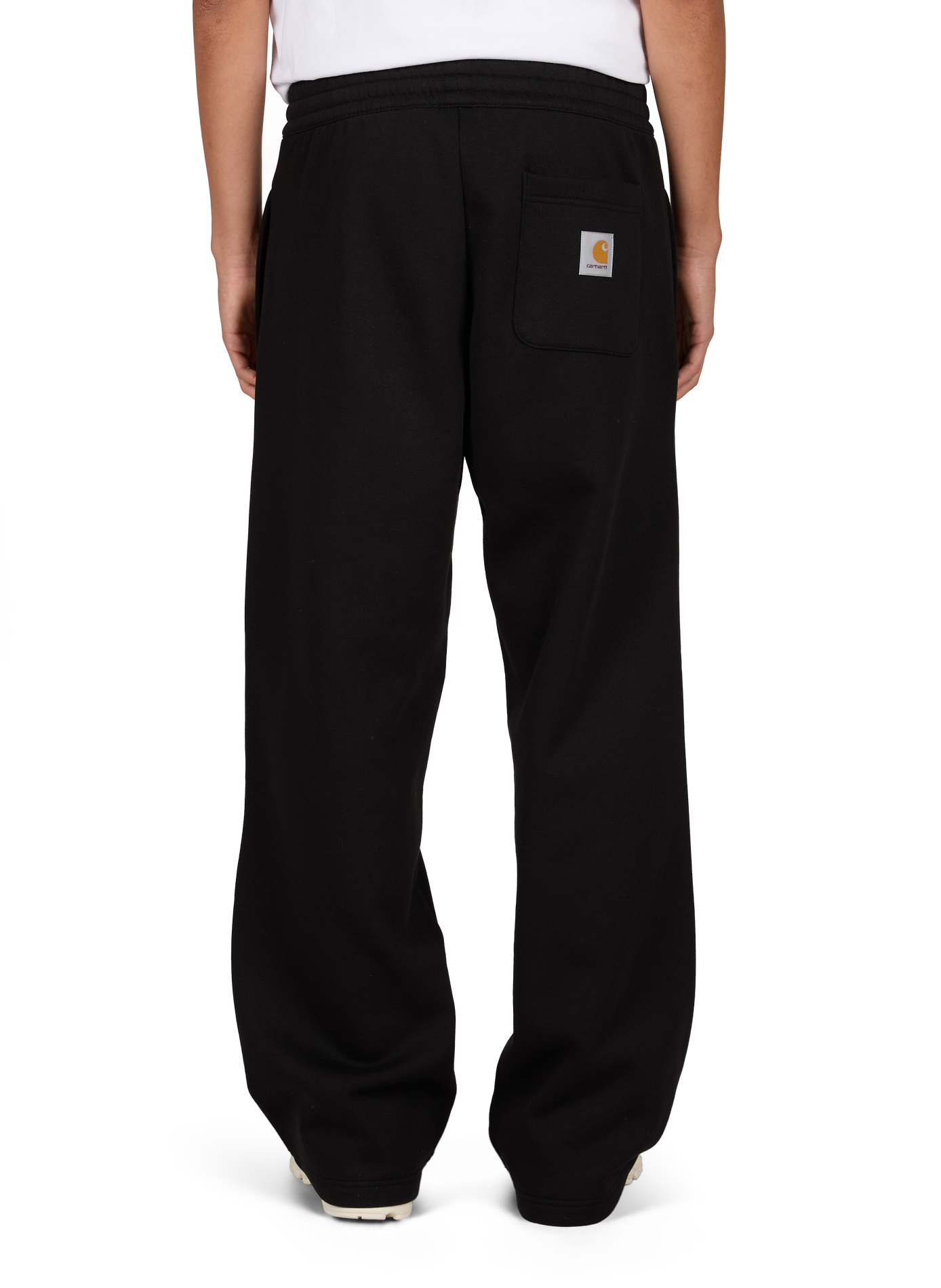 Plain high-waisted loose-fit joggers | Black CARHARTT WIP Men