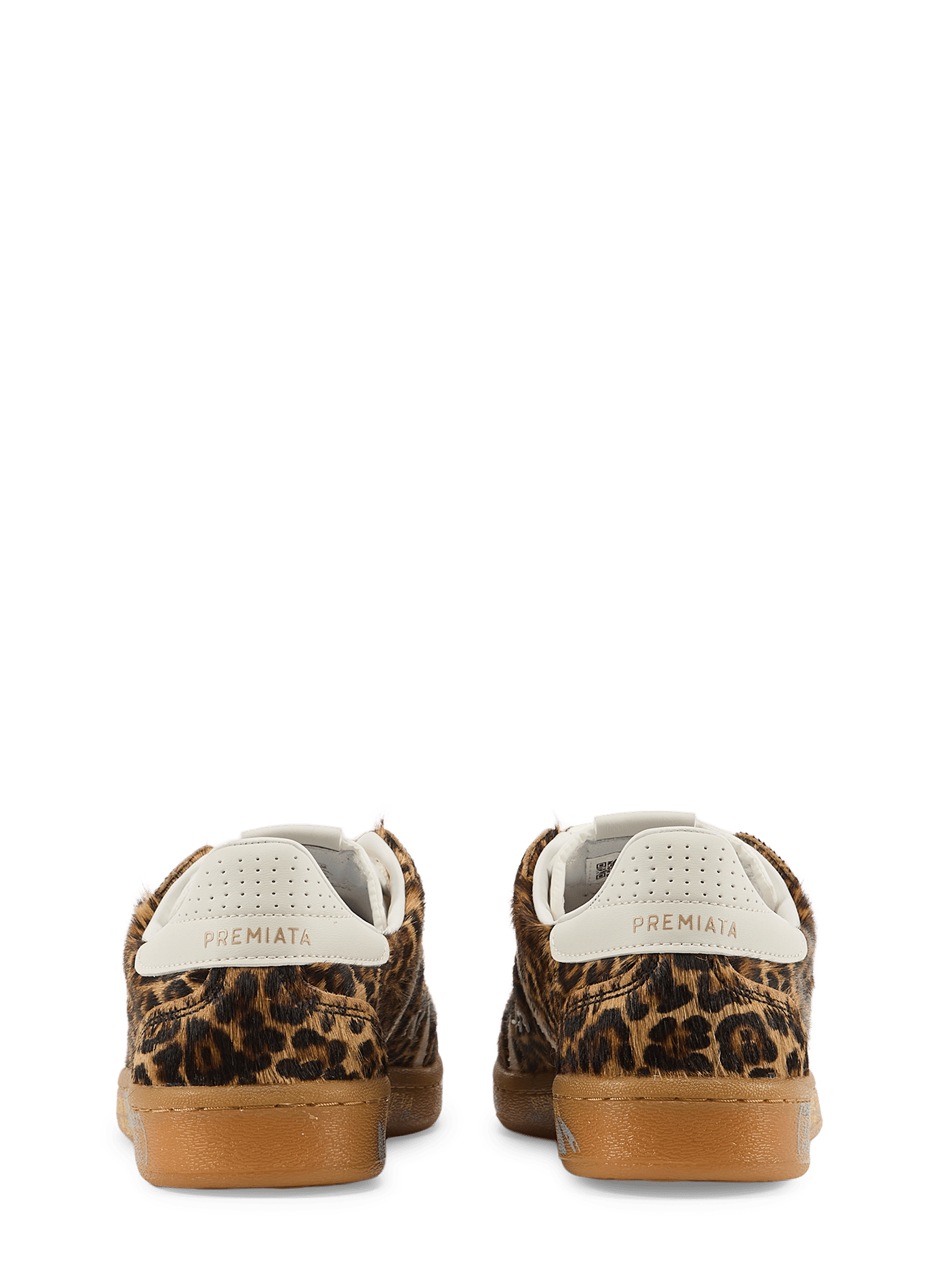 Bonnied animal-print mixed leather sneakers PREMIATA Multicolour