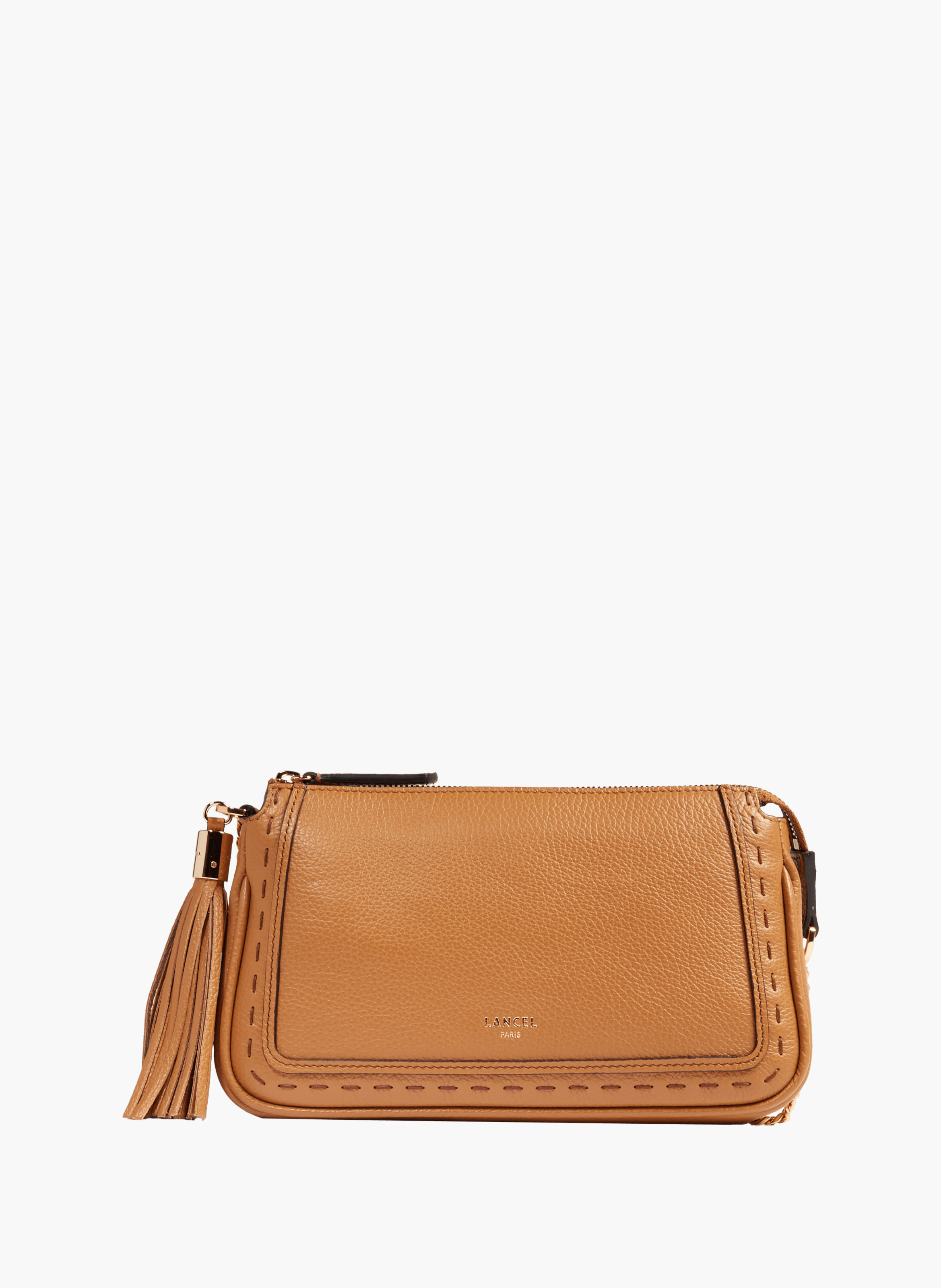 Pochette chaine premier flirt de lancel en cuir LANCEL Marron